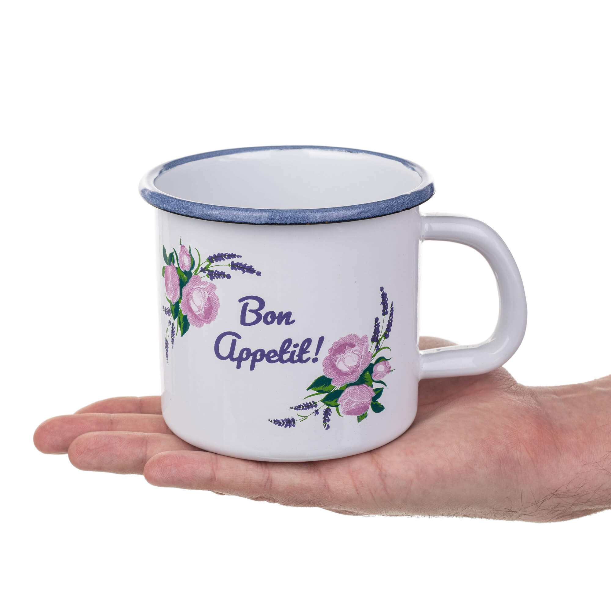 Kubek emaliowany Scerni 800 ml biały