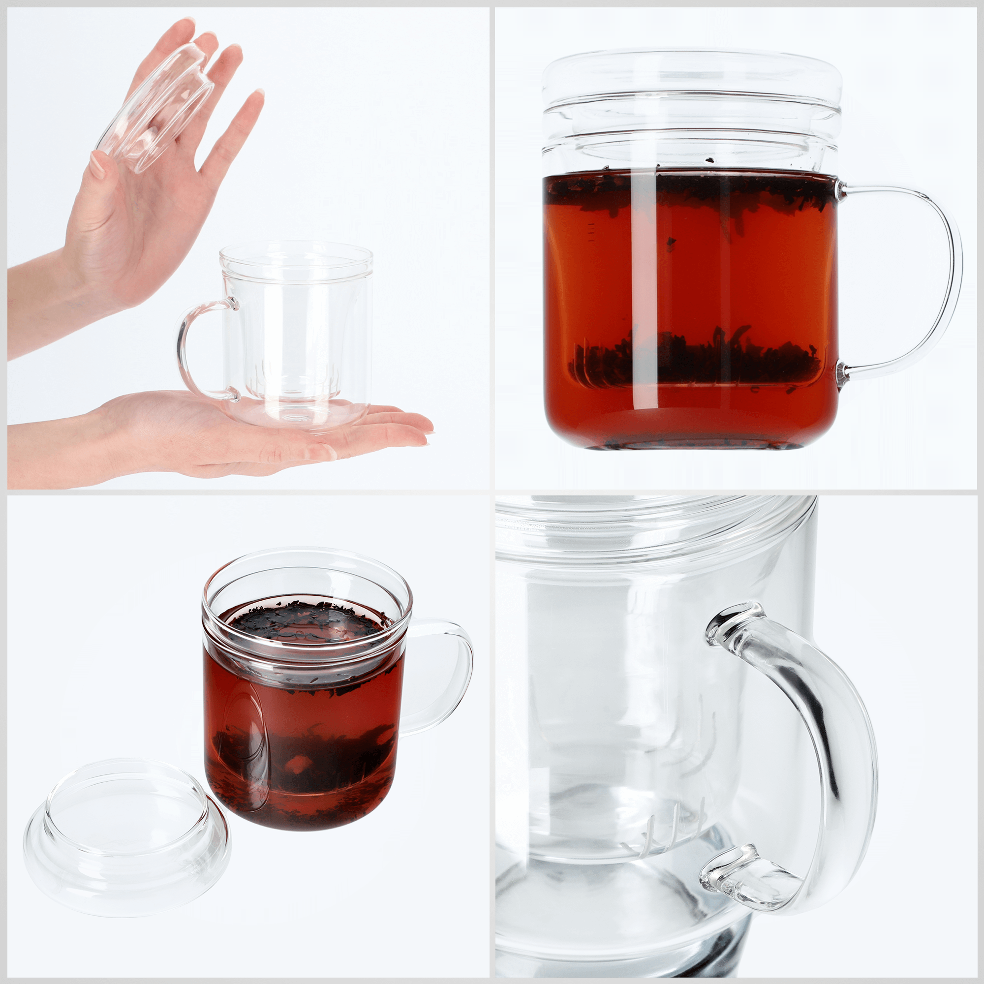 Kubek z zaparzaczem do herbaty i ziół Braud, 310 ml