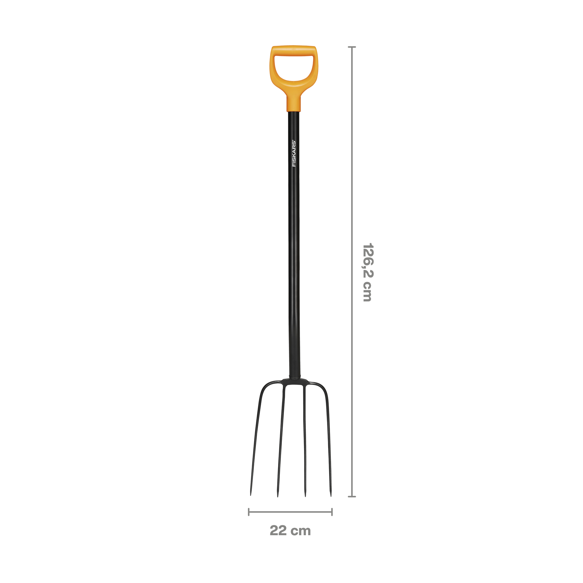 Fiskars 1070674 Solid Widły do kompostu metalowe
