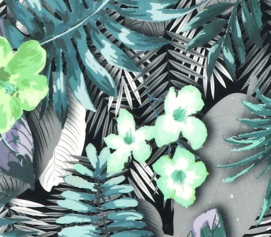 Podkładka na stół 41 x 32 cm, kwiaty i liście