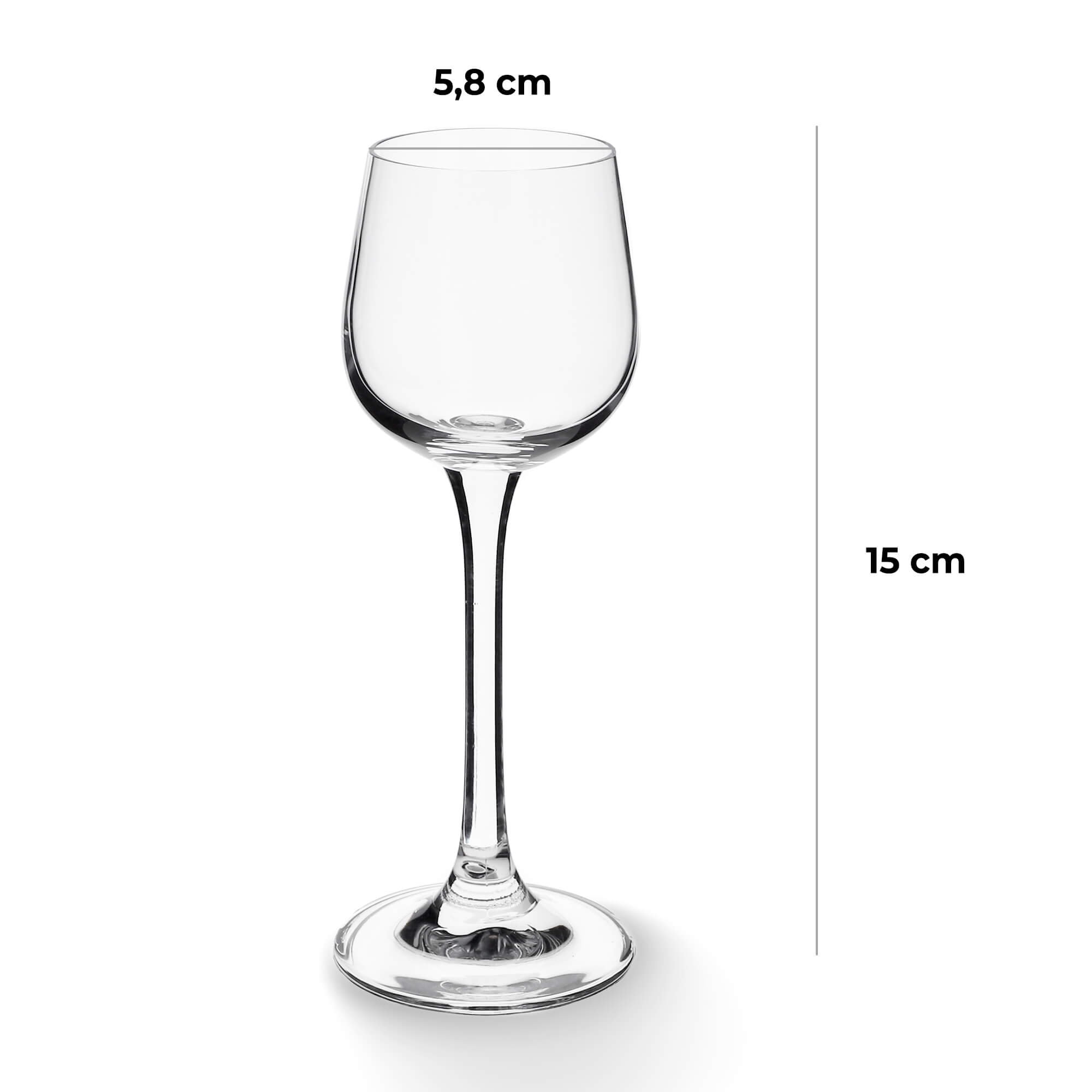 Kieliszki do likieru i wódki Garisi 60 ml, 6 szt.