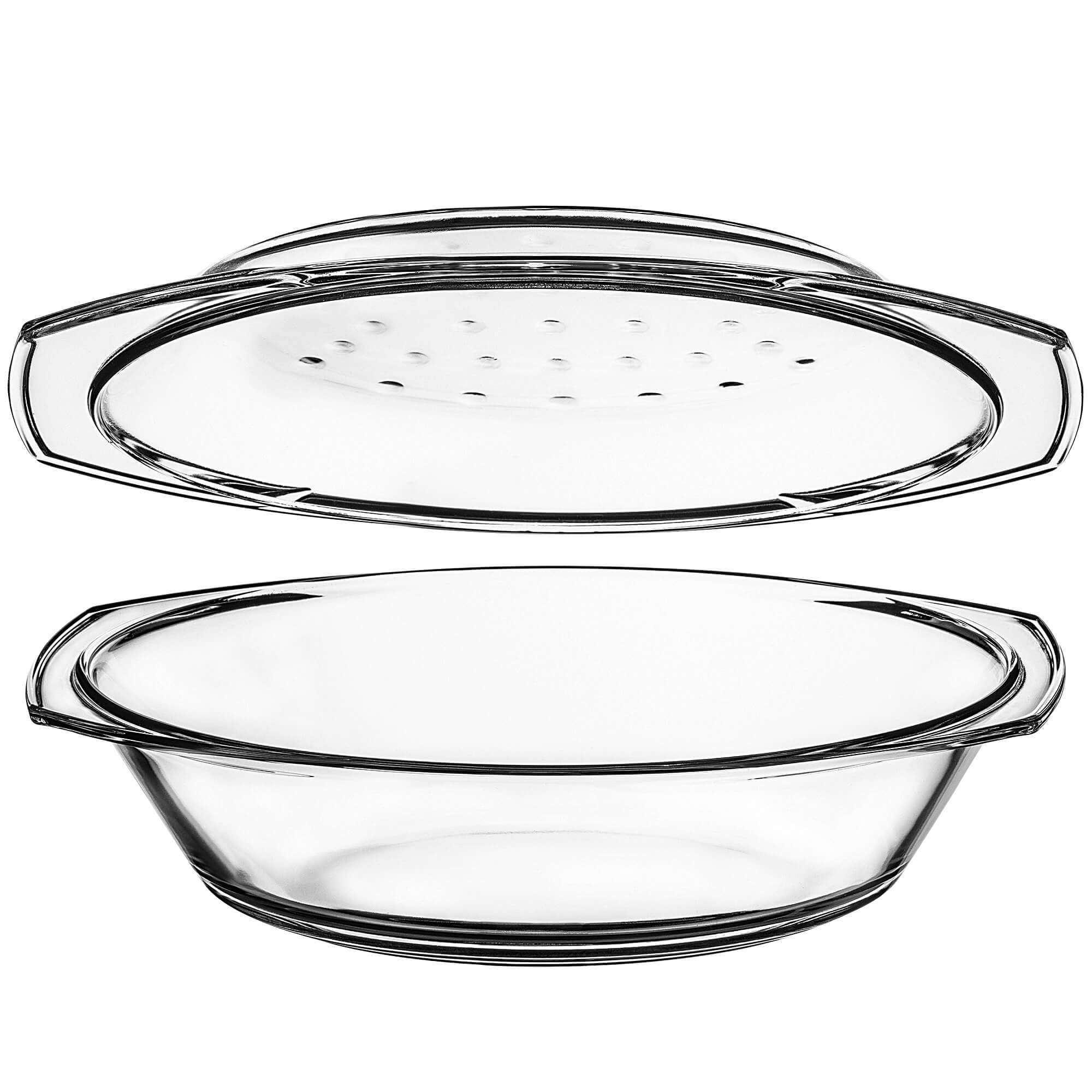 Naczynie żaroodporne Backe szklane z pokrywką 2.9L