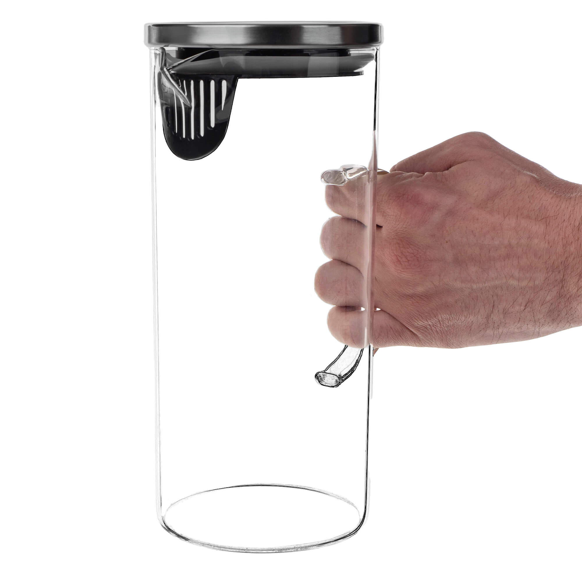 Dzbanek żaroodporny z sitkiem Gova 1.4L