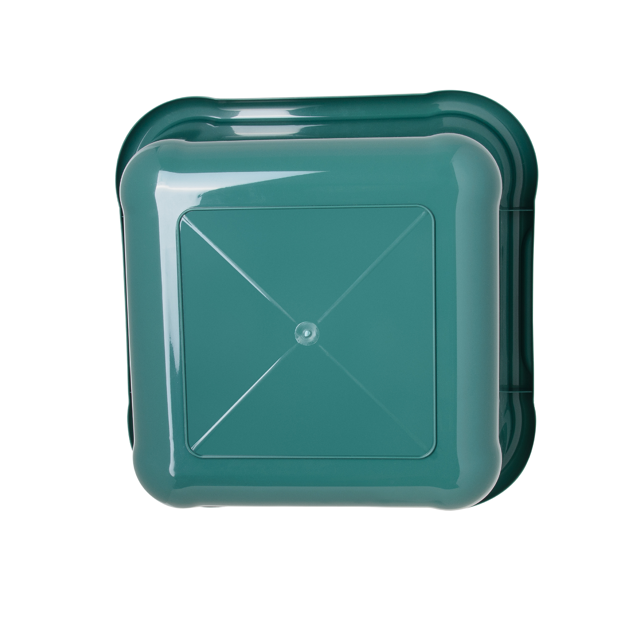 Miska kwadratowa do łazienki Kollo 12L zielony