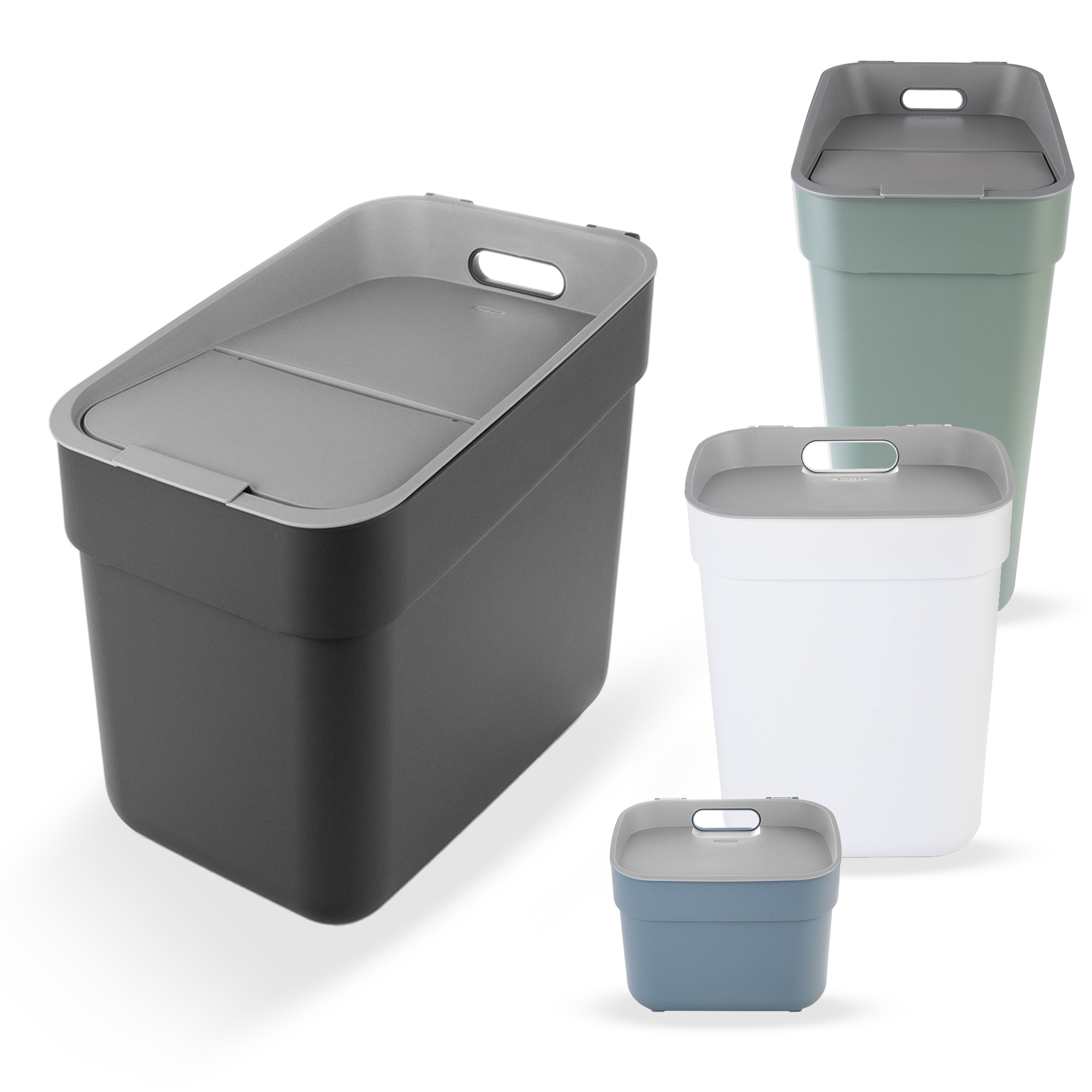 Kosz do segregacji śmieci Curver Ready to Collect 20L szary