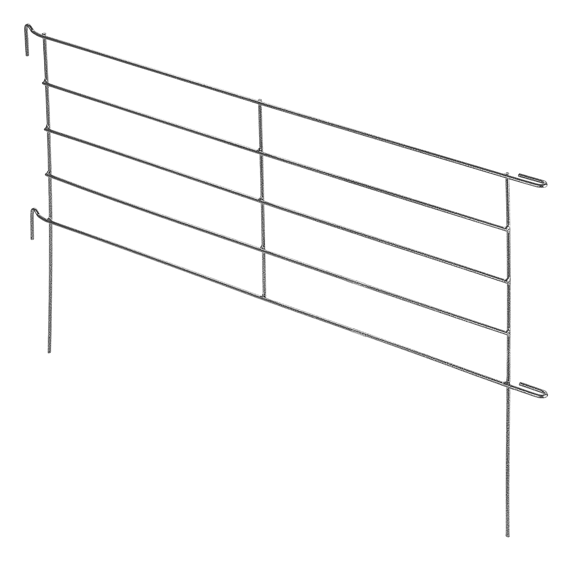 Płotek ogrodowy stalowy Linz 99cm