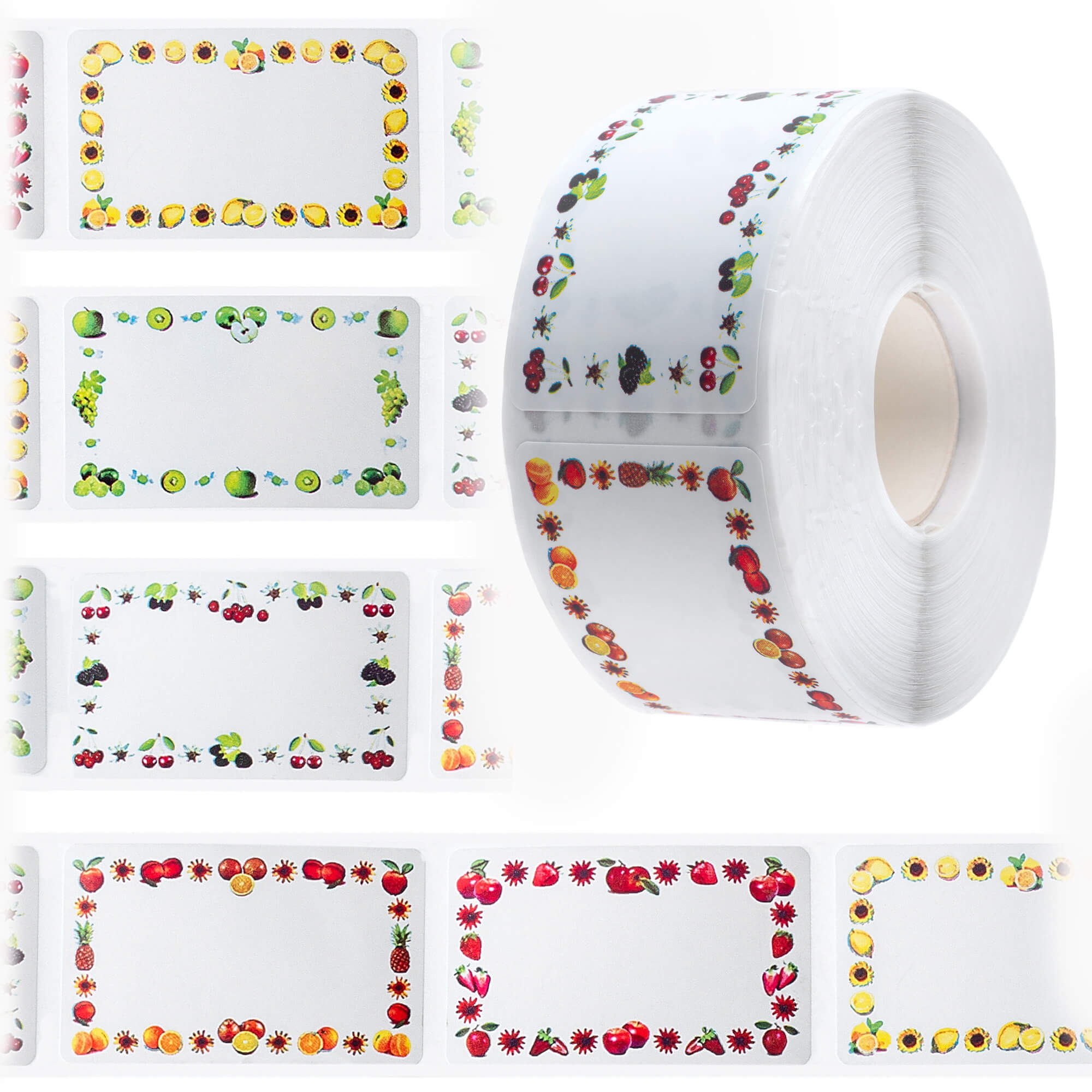 Etykiety samoprzylepne Sefro 5 x 3 cm kolorowe 500 szt.