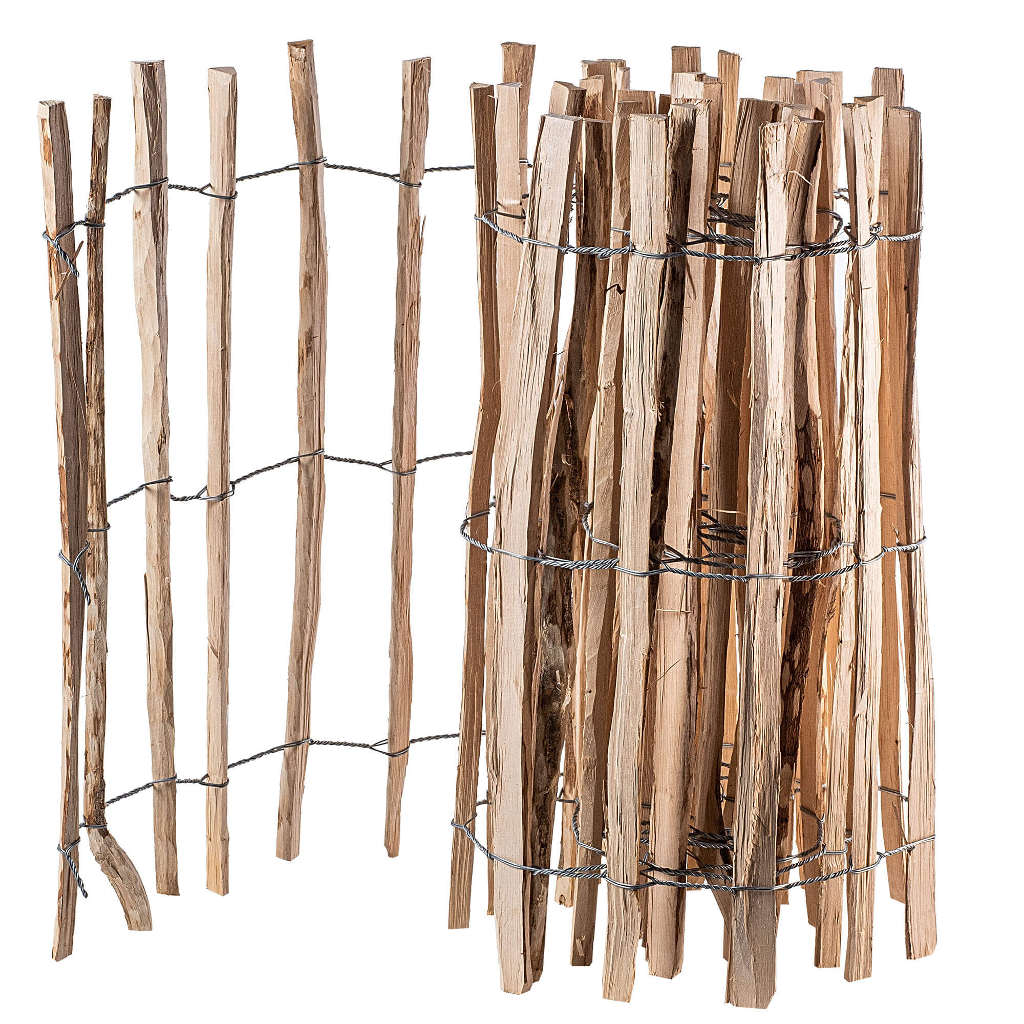 Płot ogrodowy leszczynowy Karo 500 x 80 cm (7-9 cm)