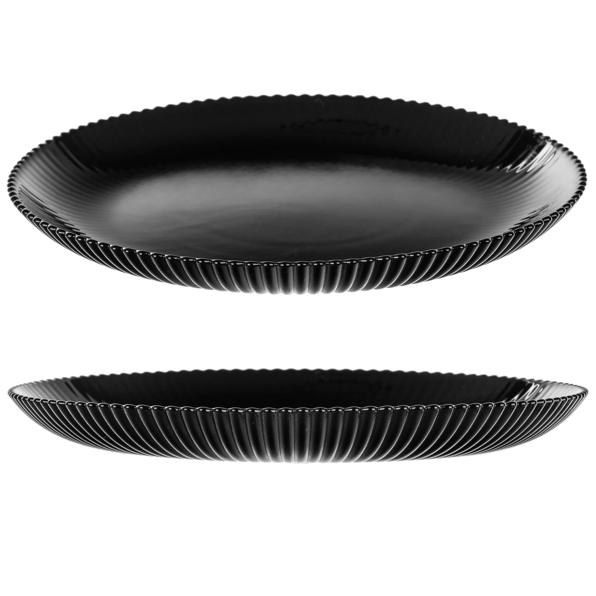 Talerz deserowy Regno 19 cm czarny 1 szt.