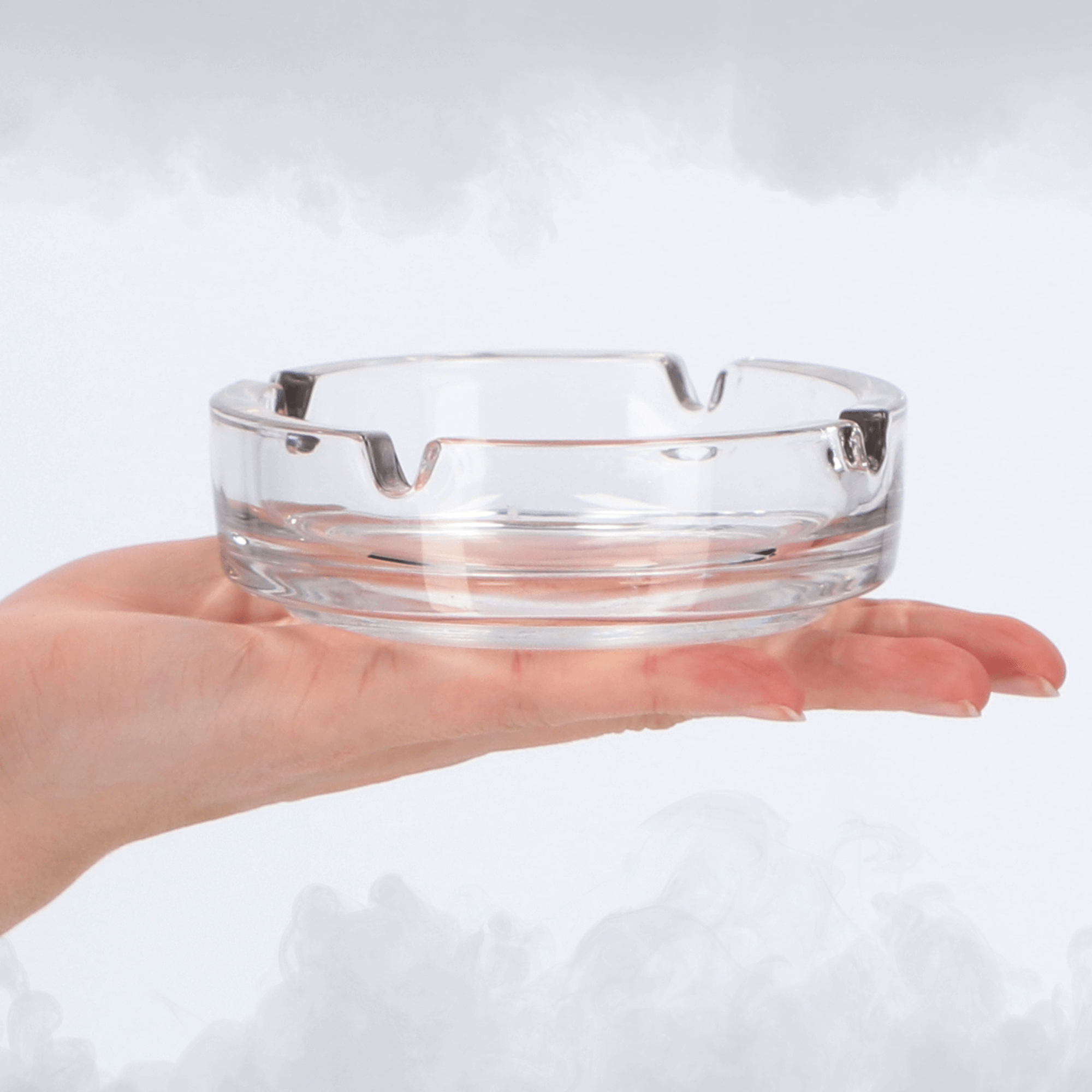 Popielniczka stołowa szklana 11 x 3 cm