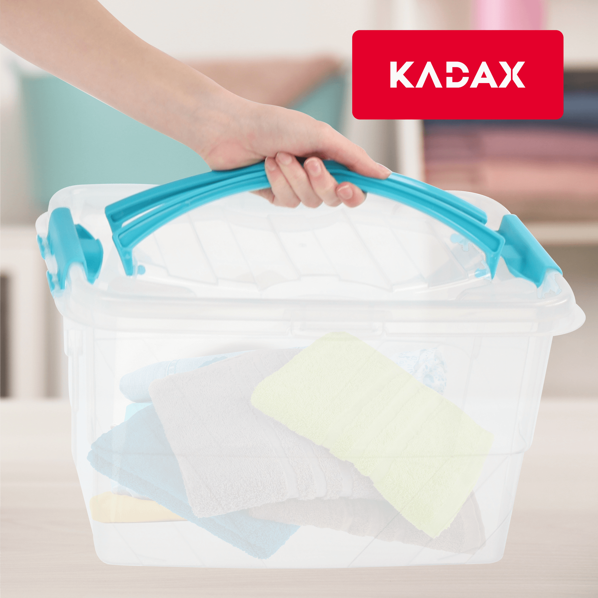 Pojemnik do przechowywania 14L, niebieski