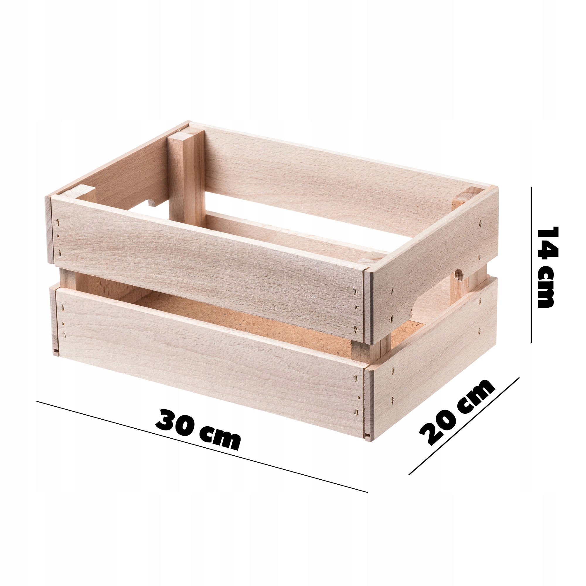 Skrzynia drewniana 14 x 20cm