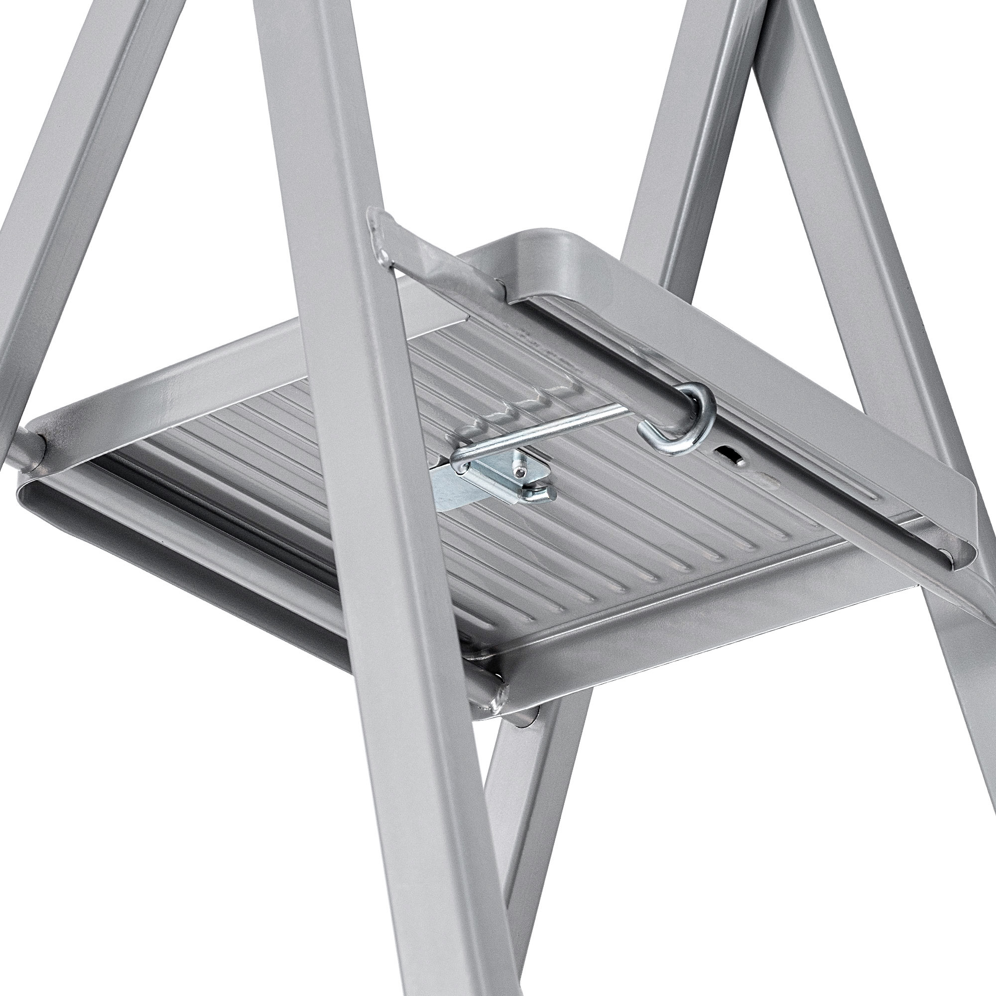 Drabina stalowa Ewo 6 stopniowa rozkładana jednostronna wielofunkcyjna