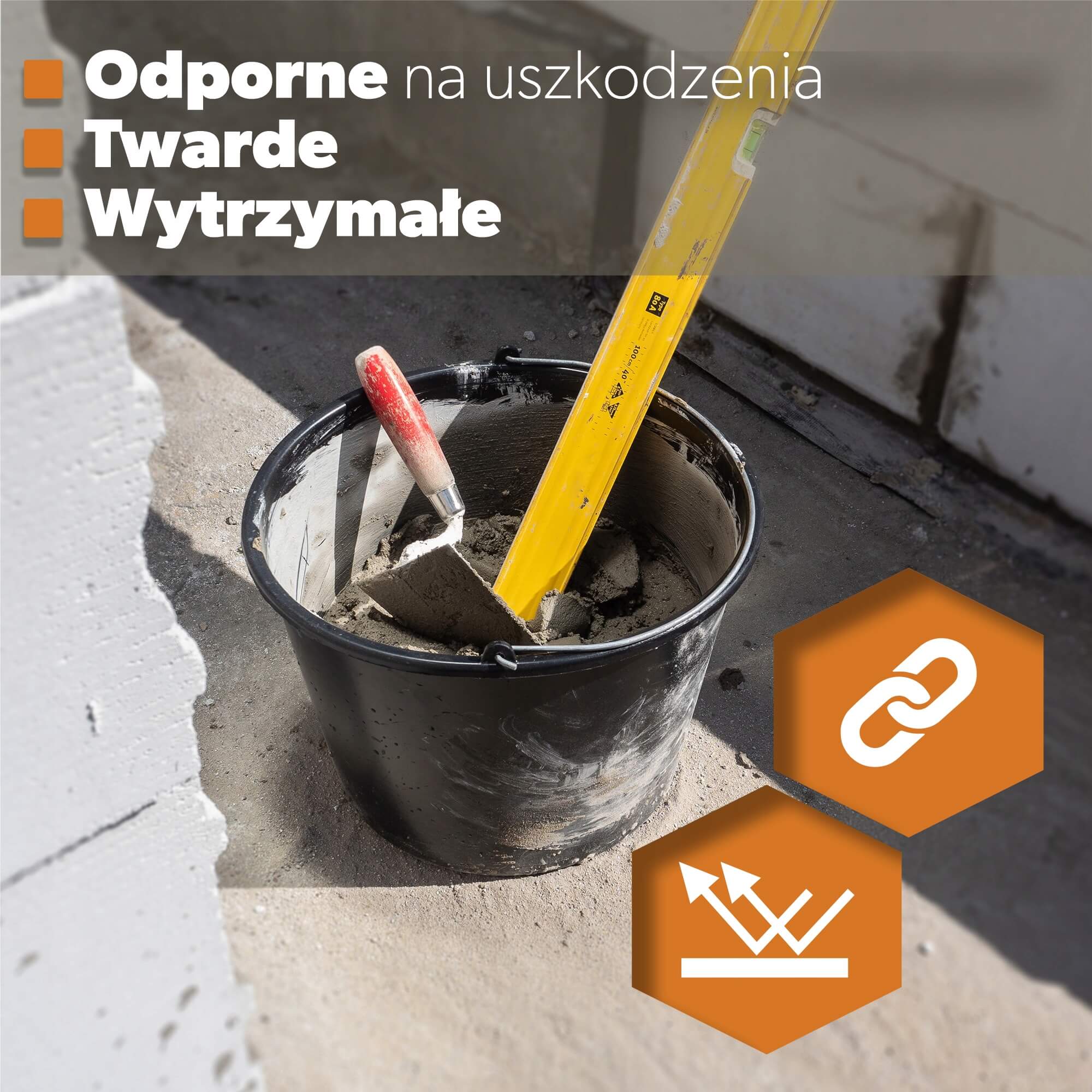 Wiadro budowlane Bado okrągłe 5L, 10szt.