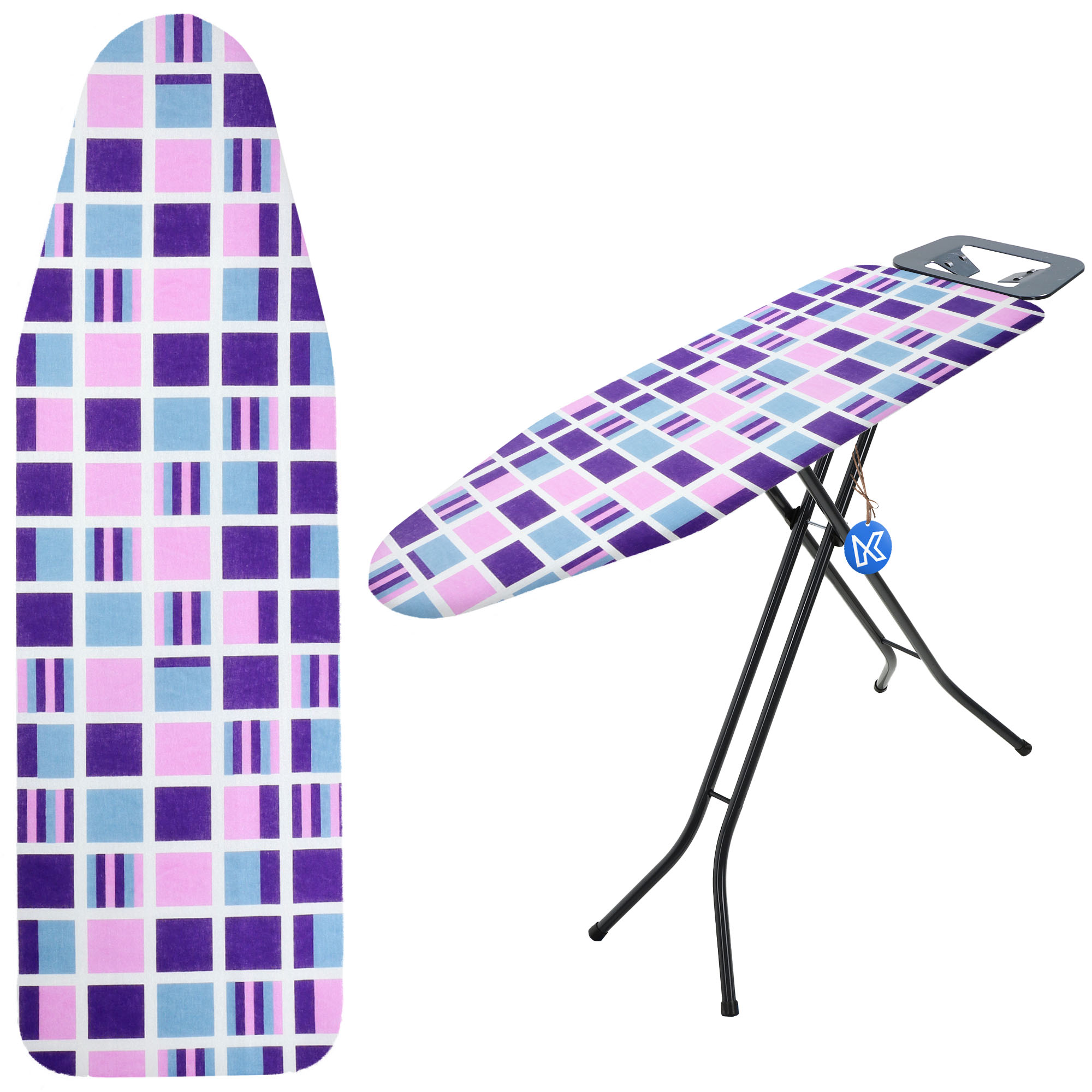 Pokrowiec na deskę do prasowania Tomar 123 x 45 cm kratka