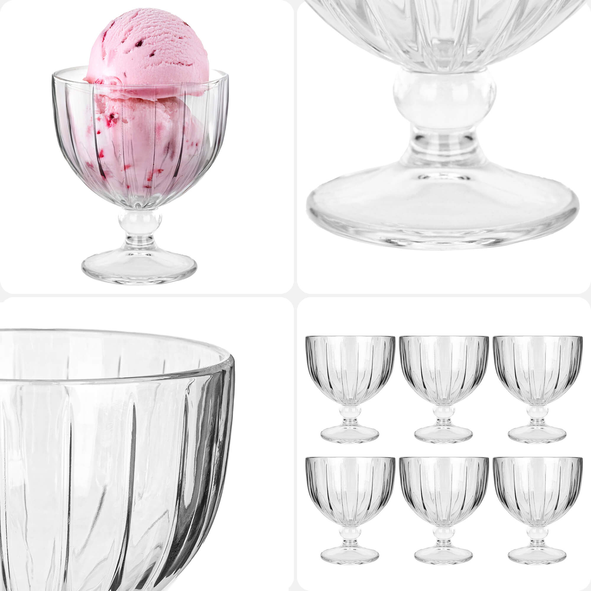 Pucharek do lodów Selva 390ml 6 szt.