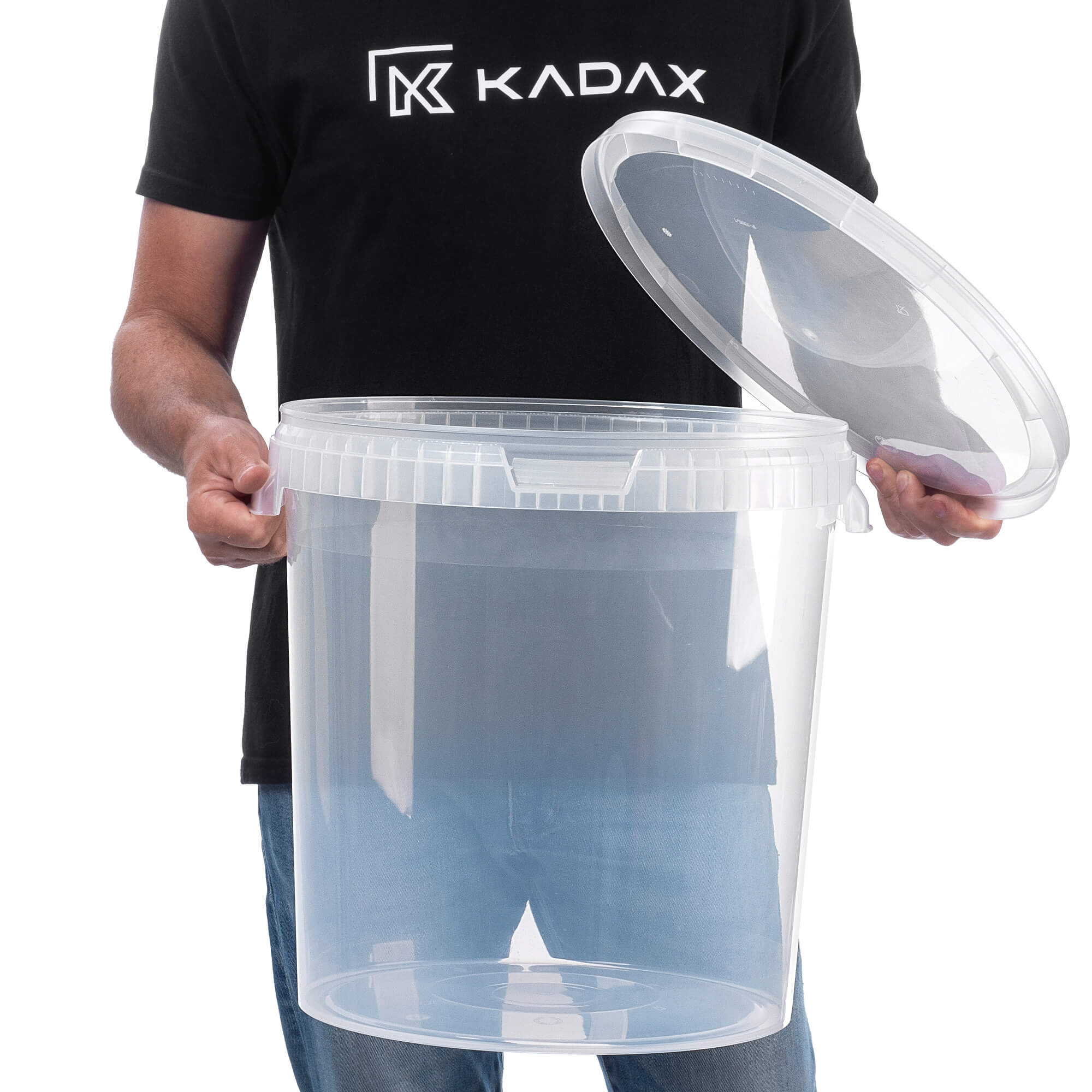 Pojemnik fermentacyjny Acerra z pokrywą 33L transparentny + kran + korek + rurka fermentacyjna