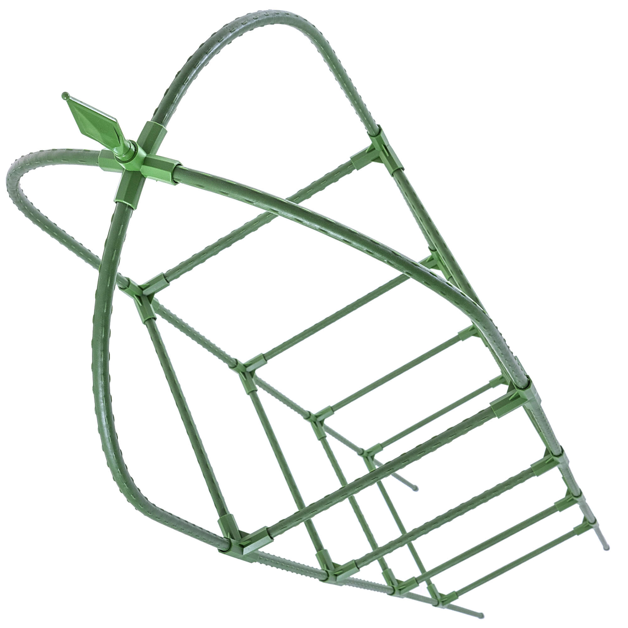 Podpora ogrodowa Wandea 4-poziomowa 176 x 32 cm zielona 2 szt.