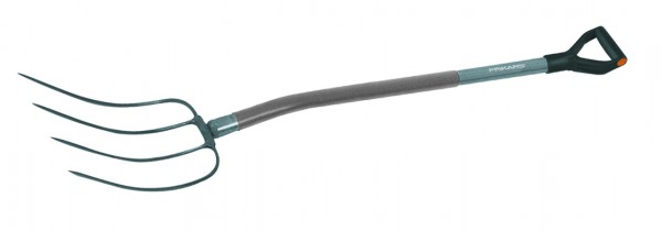 Fiskars 1070712 Ergonomic szary Widły do kopania 