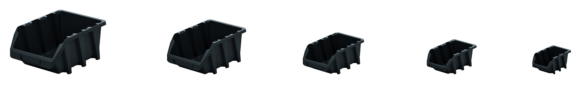 KISTENBERG Kuweta warsztatowa Bineer 12 długa - KBIL12 - czarny