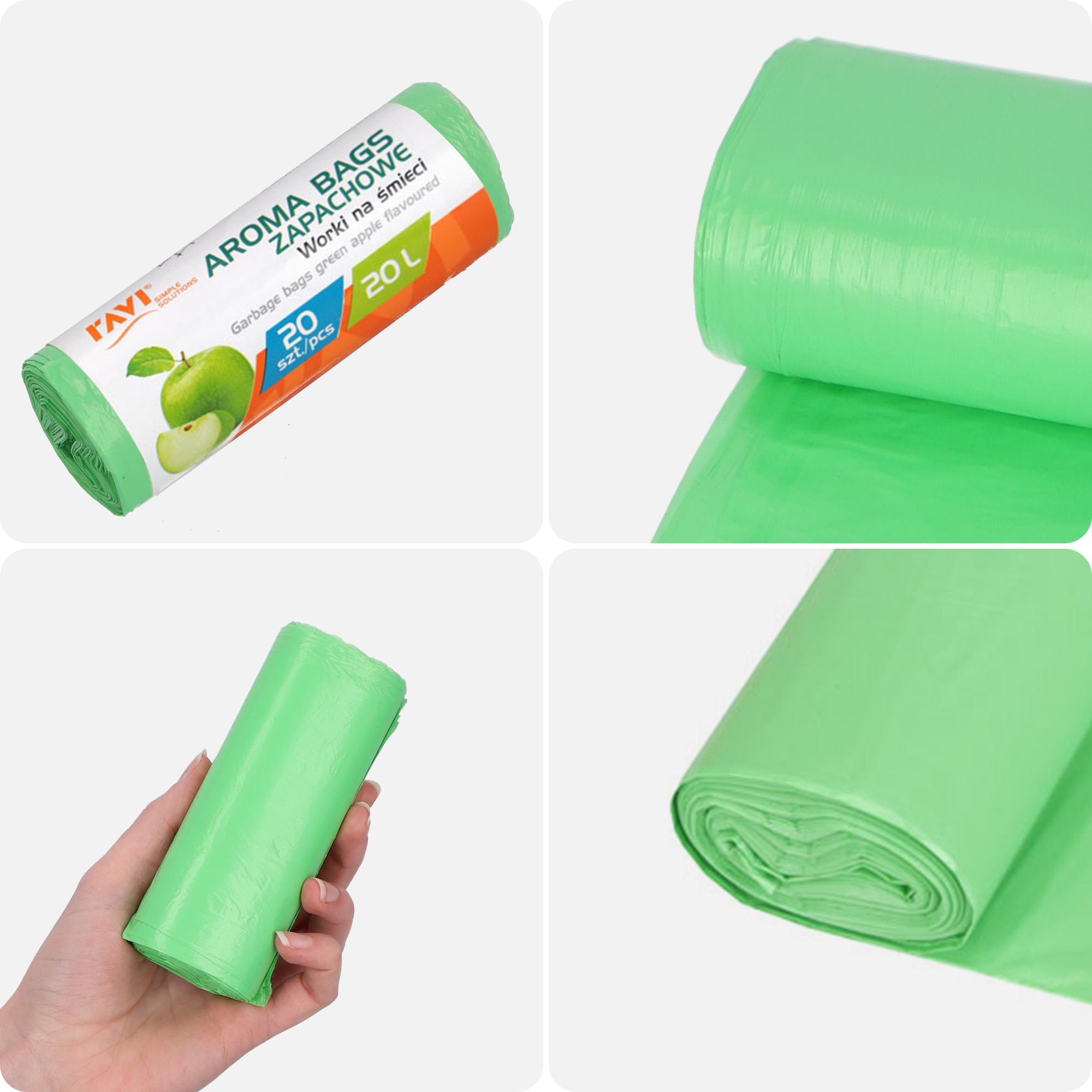 Worki na śmieci RAVI Aroma Bags 20L 20 szt