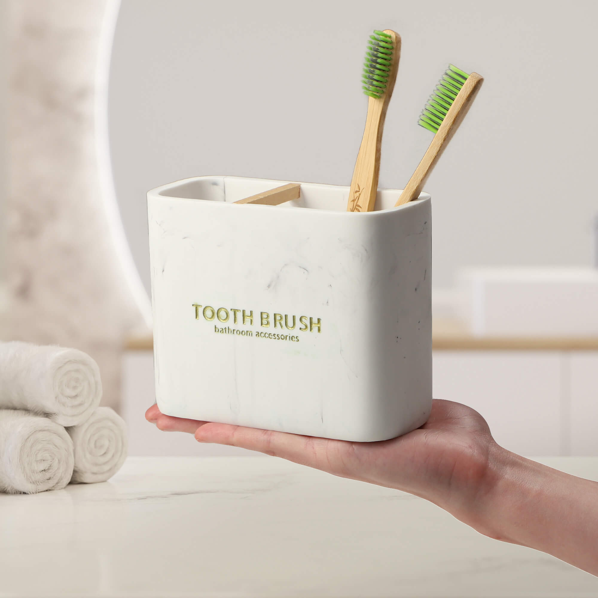 Kubek łazienkowy Colmar, biały