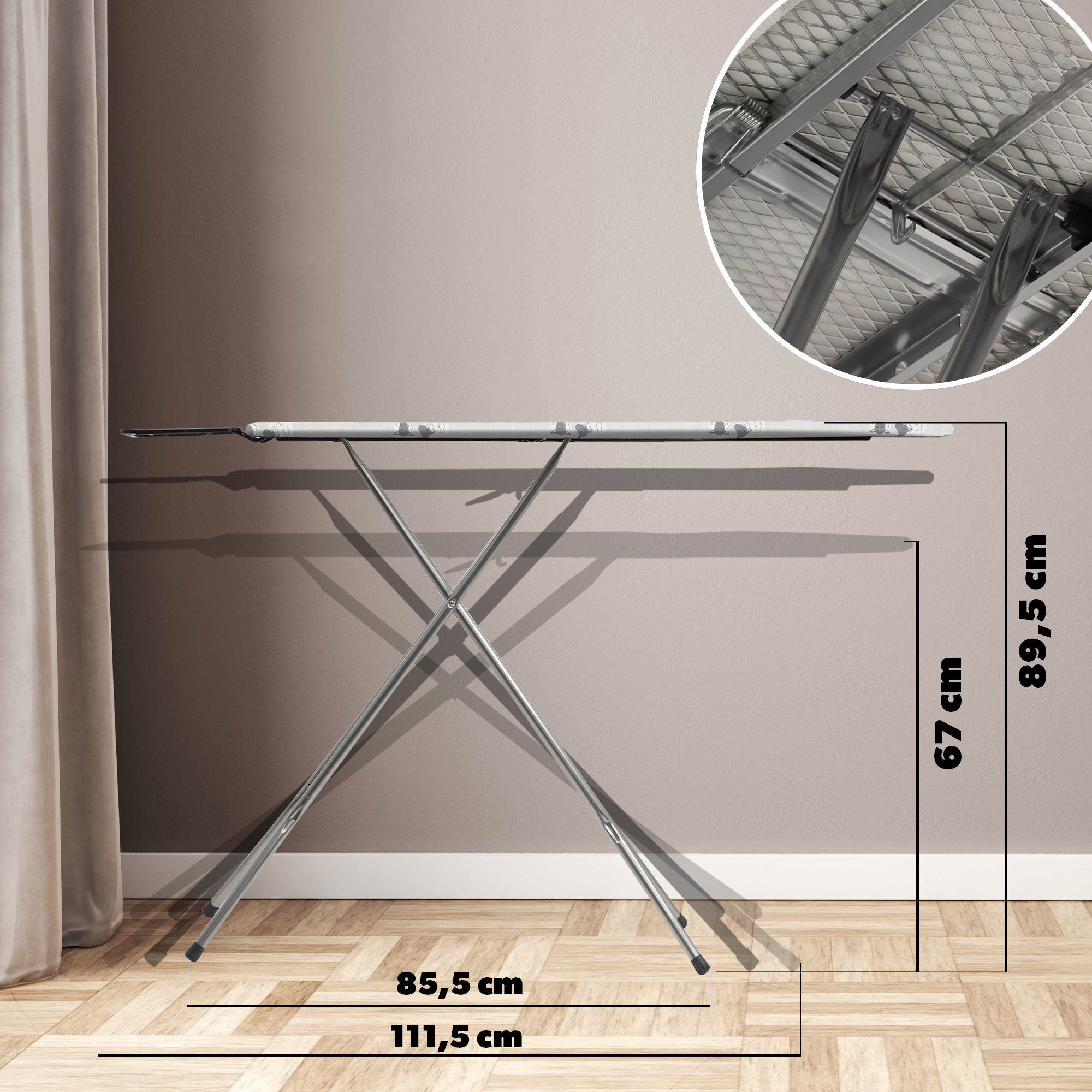 Deska do prasowania Tasjo 110 x 30, owce
