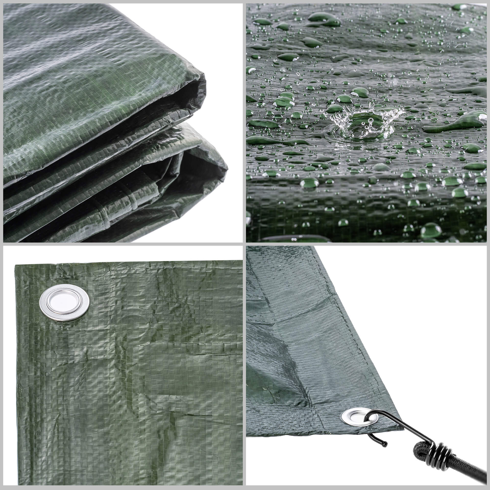 Plandeka okryciowa ogrodowa Korso 8 x 12 m zielona