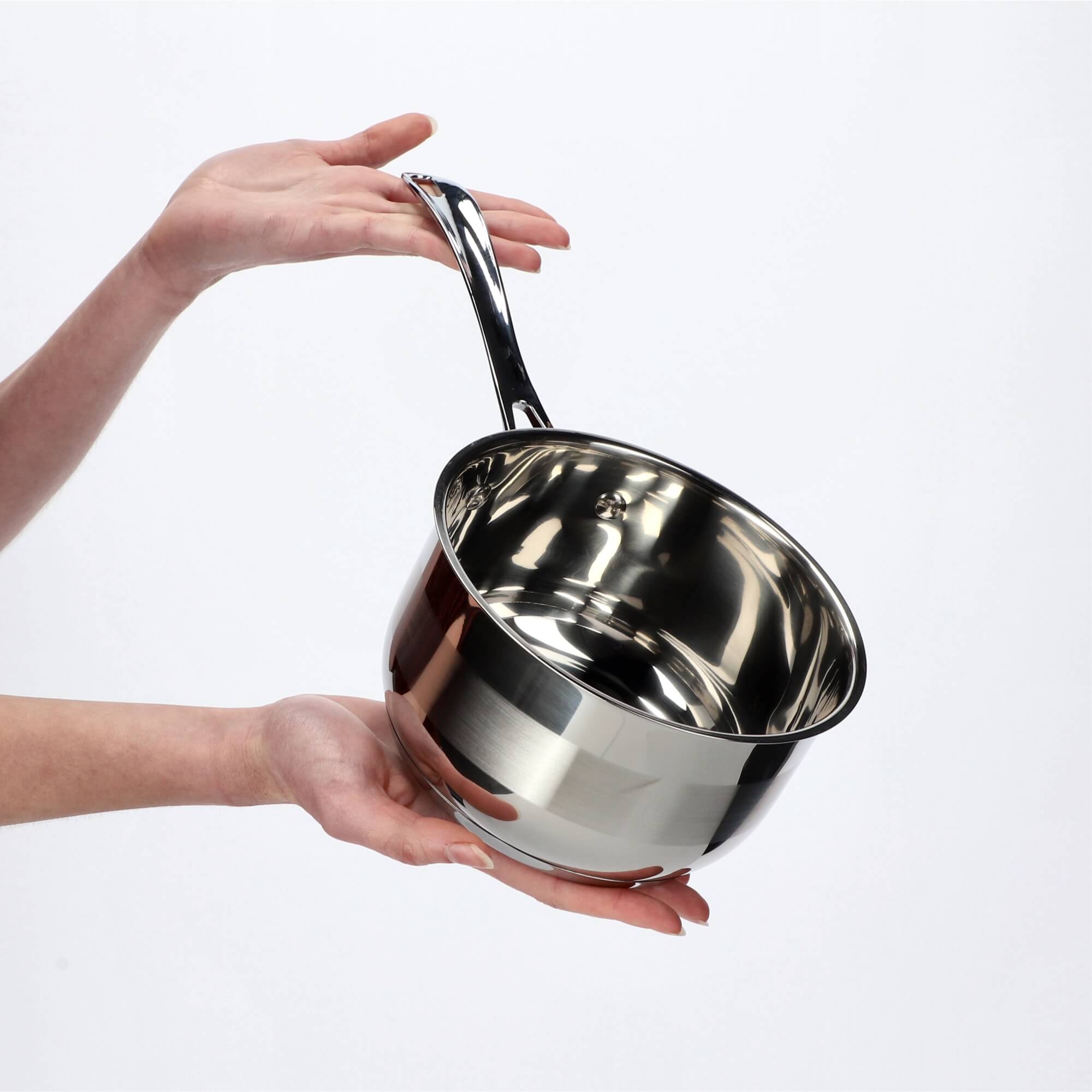 Rondelek stalowy z rączką Berme 1.8L