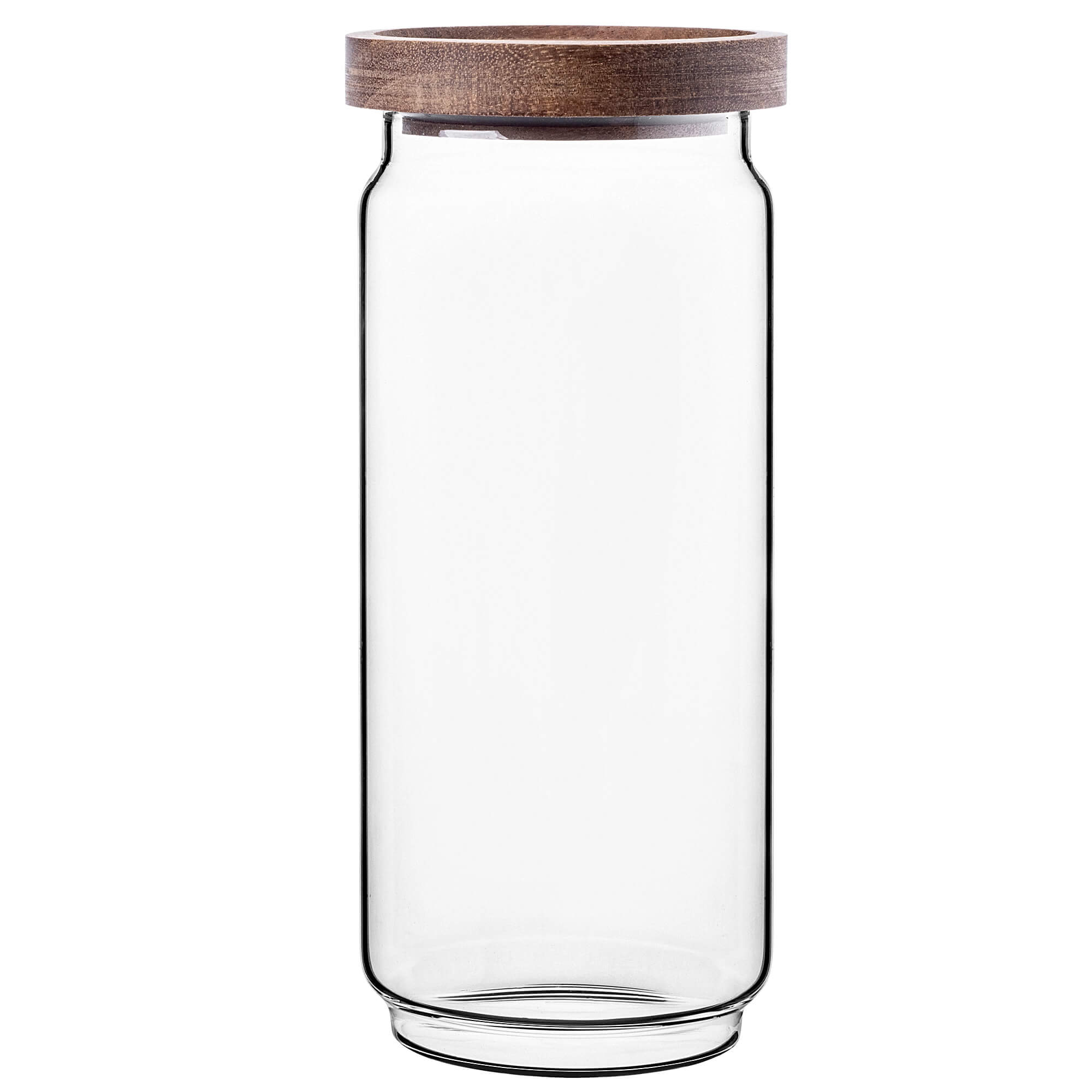 Pojemnik szklany na żywność Rucce z drewnianą pokrywką 950ml 3 szt.