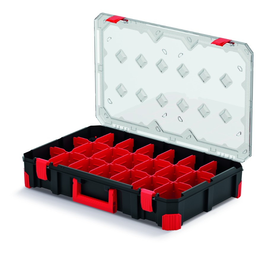 KISTENBERG Organizer narzędziowy Titan 60 S - KTI6040S - transparentny