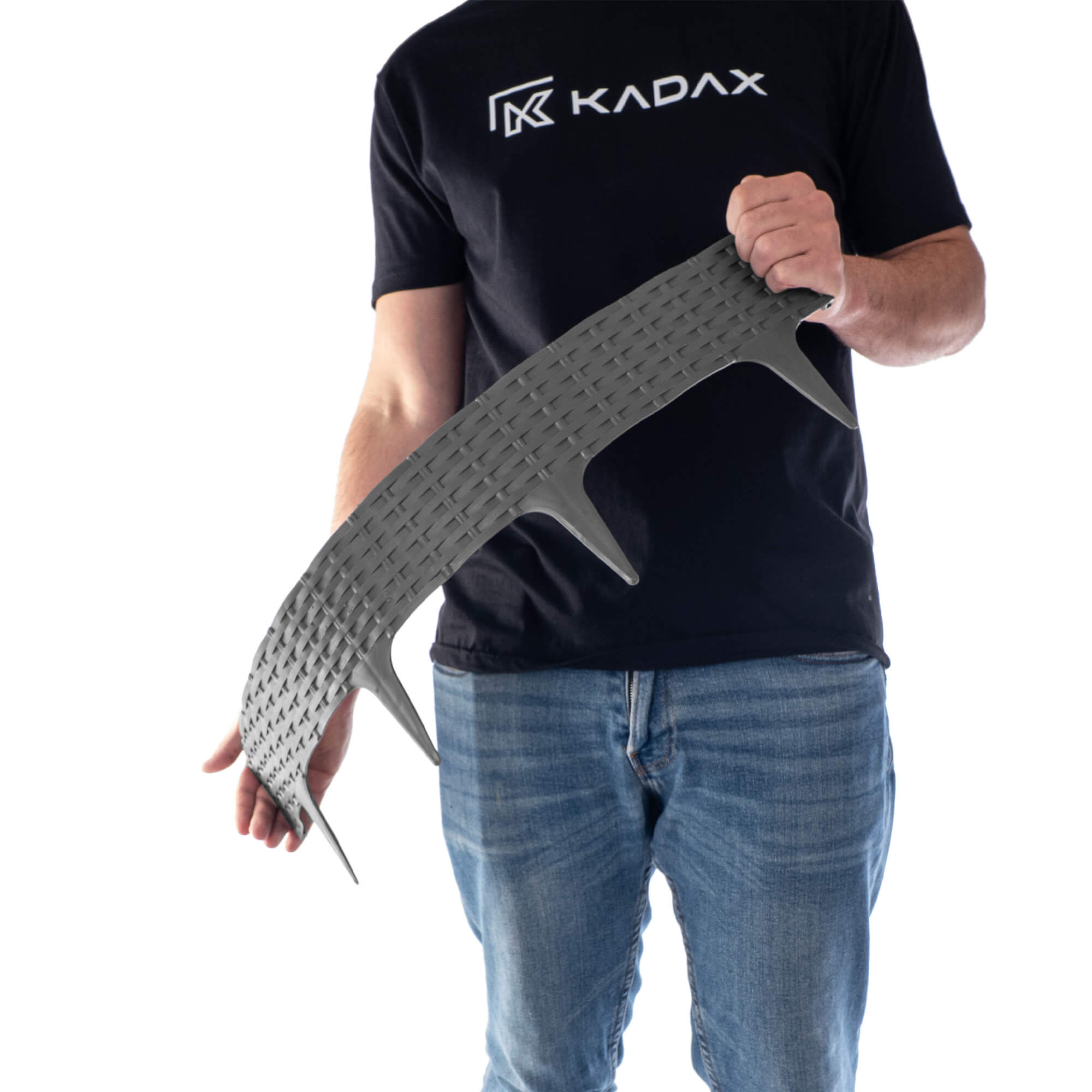 Obrzeże ogrodowe Averton 78 x 9 cm szare wzór 2. 5 szt.