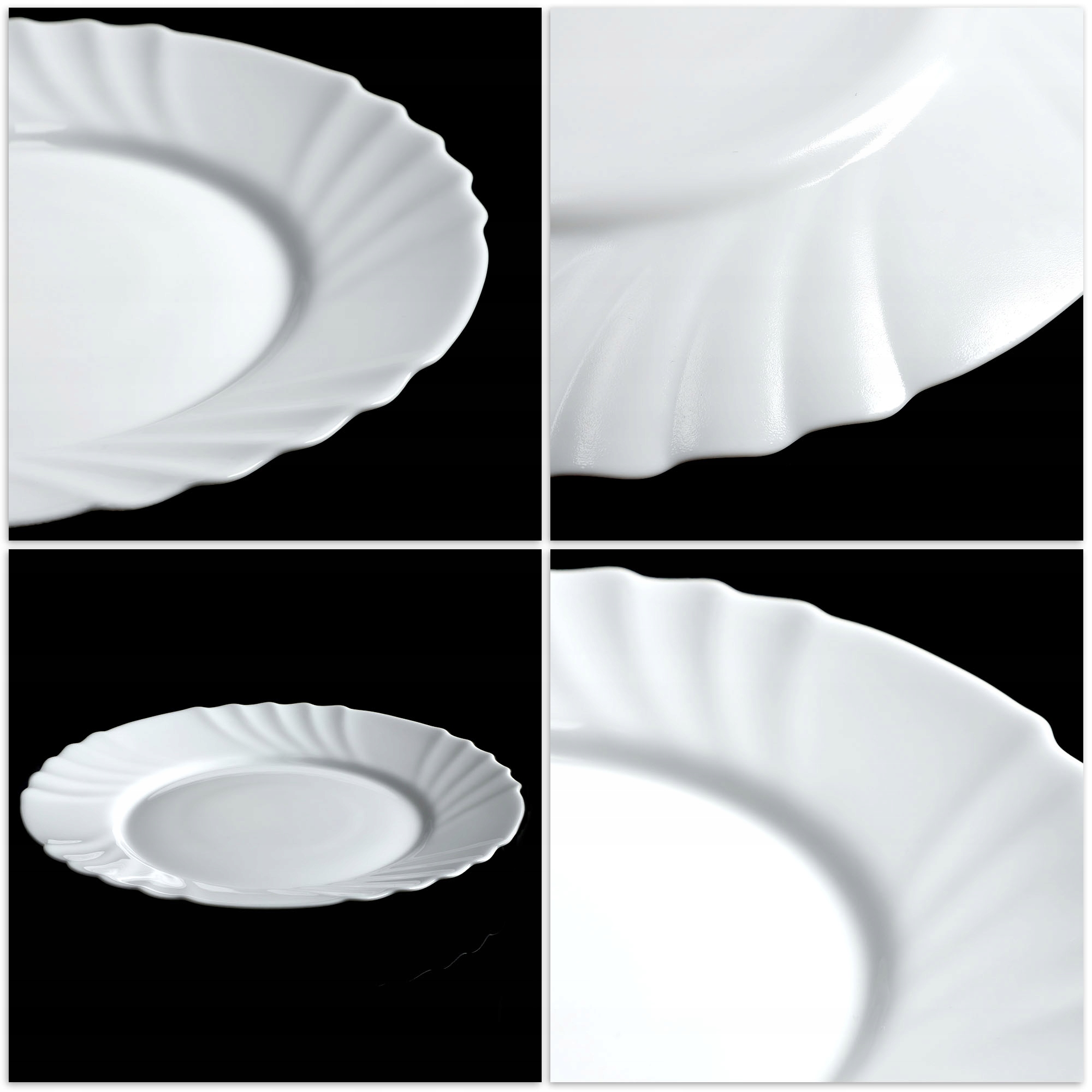 Talerz deserowy 20 cm, 3 szt.