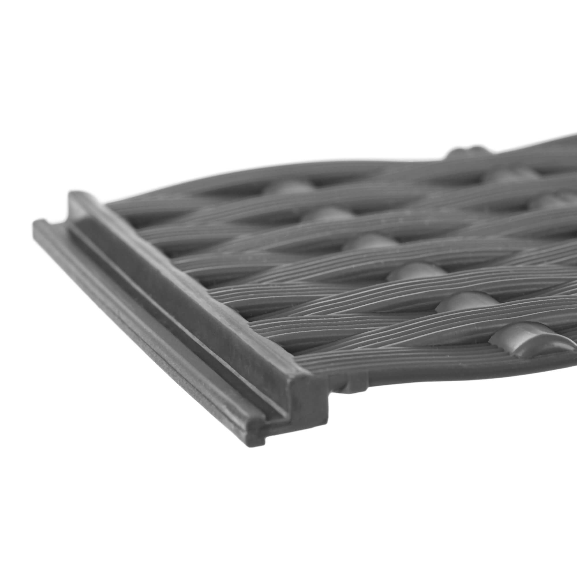 Obrzeże ogrodowe Averton 78 x 9 cm szare wzór 2. 5 szt.