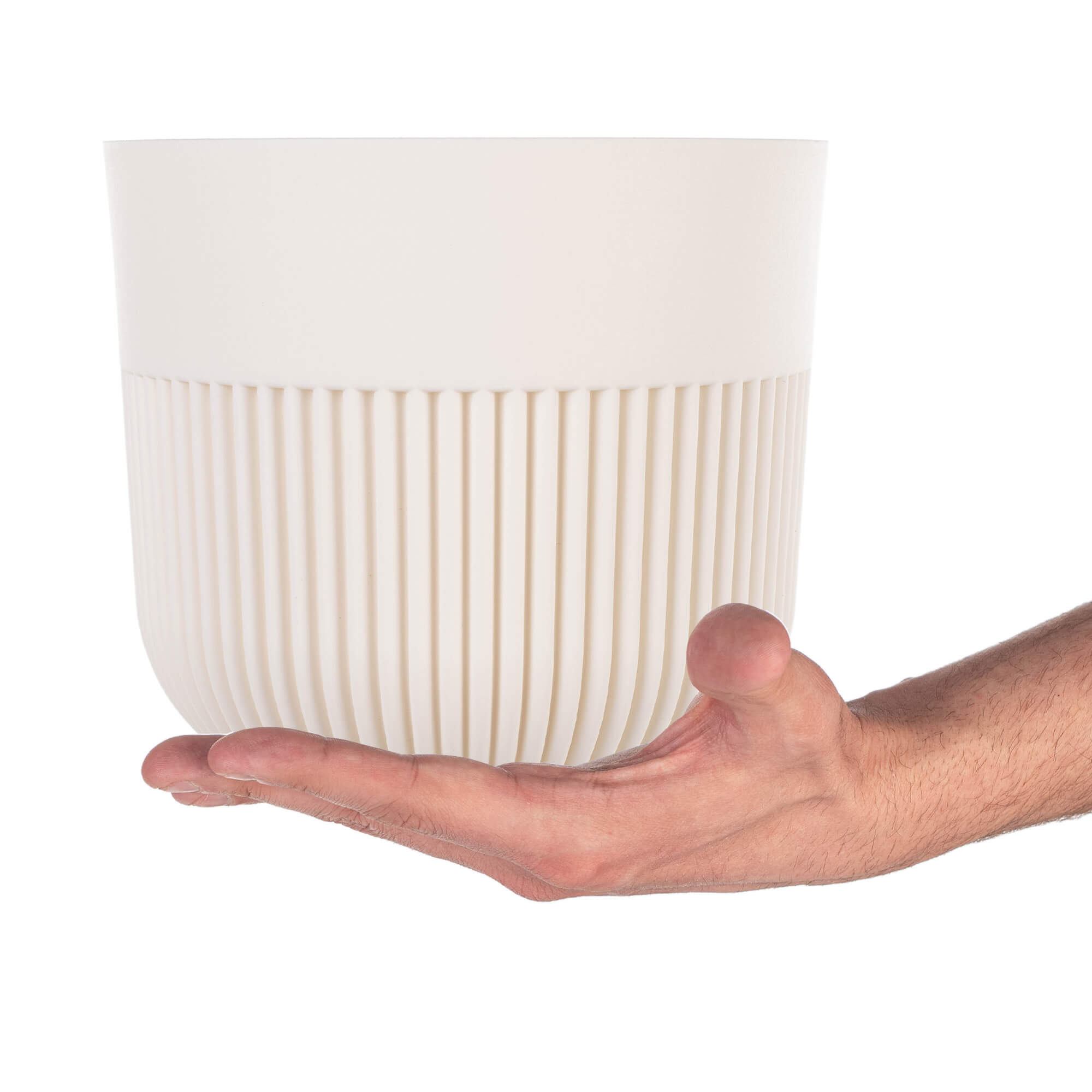 Doniczka osłonka Ornon 17 cm ekri