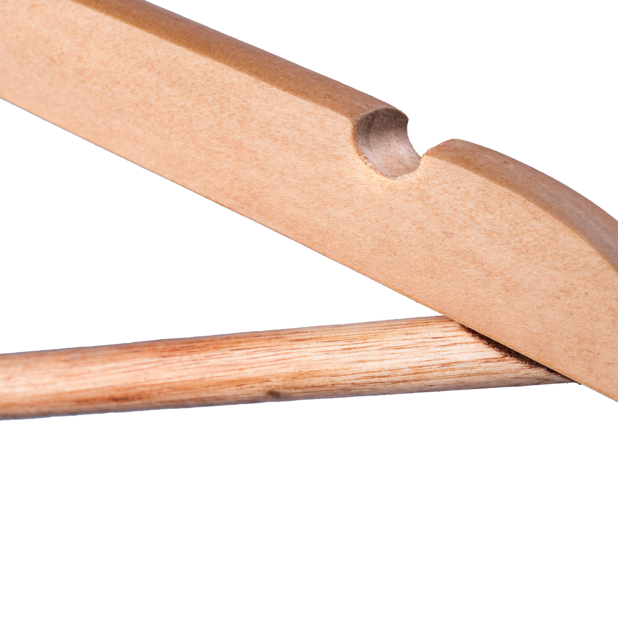 Wieszak drewniany na ubrania 3 szt.