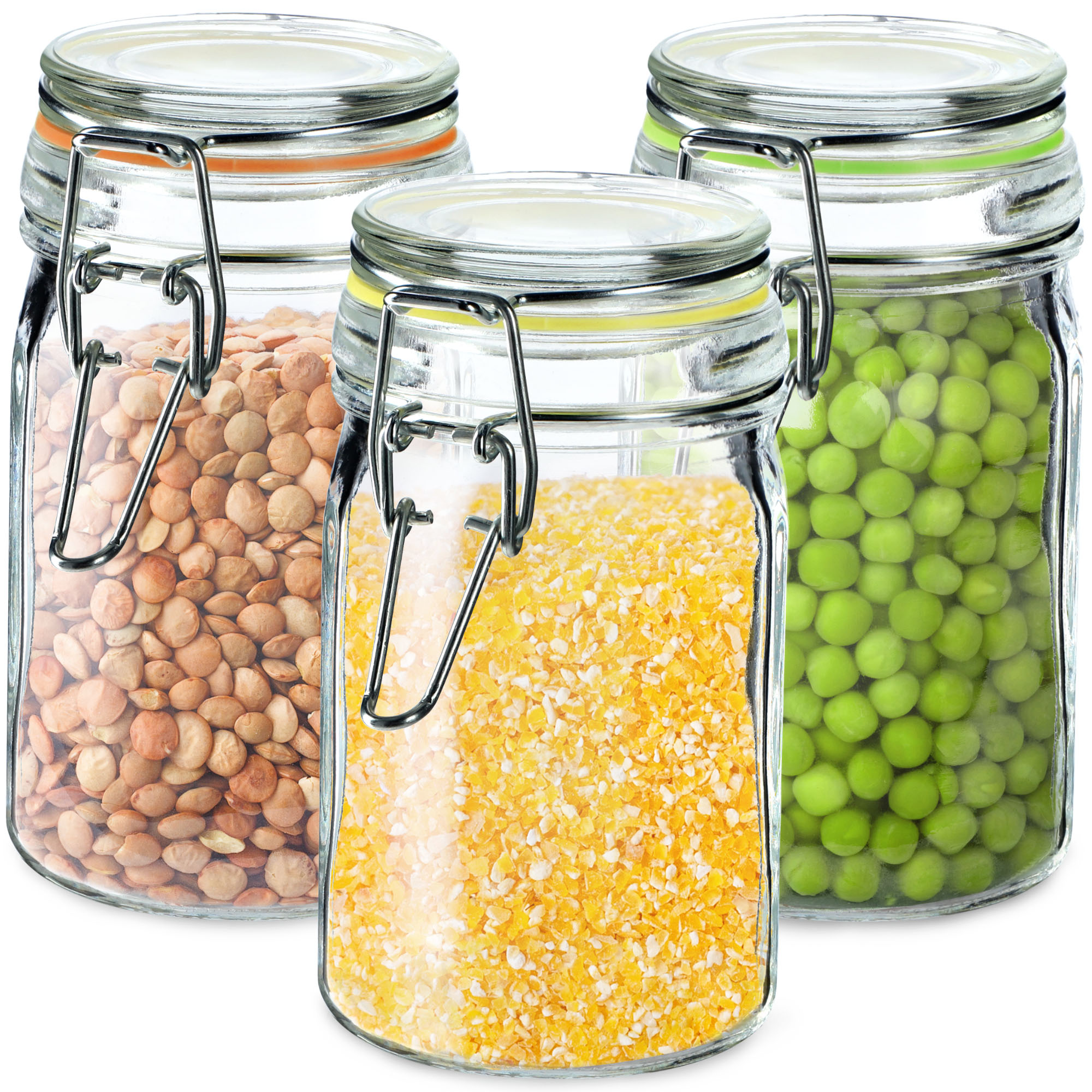 Zestaw słoików z klipsem Fabro 260 ml 3szt