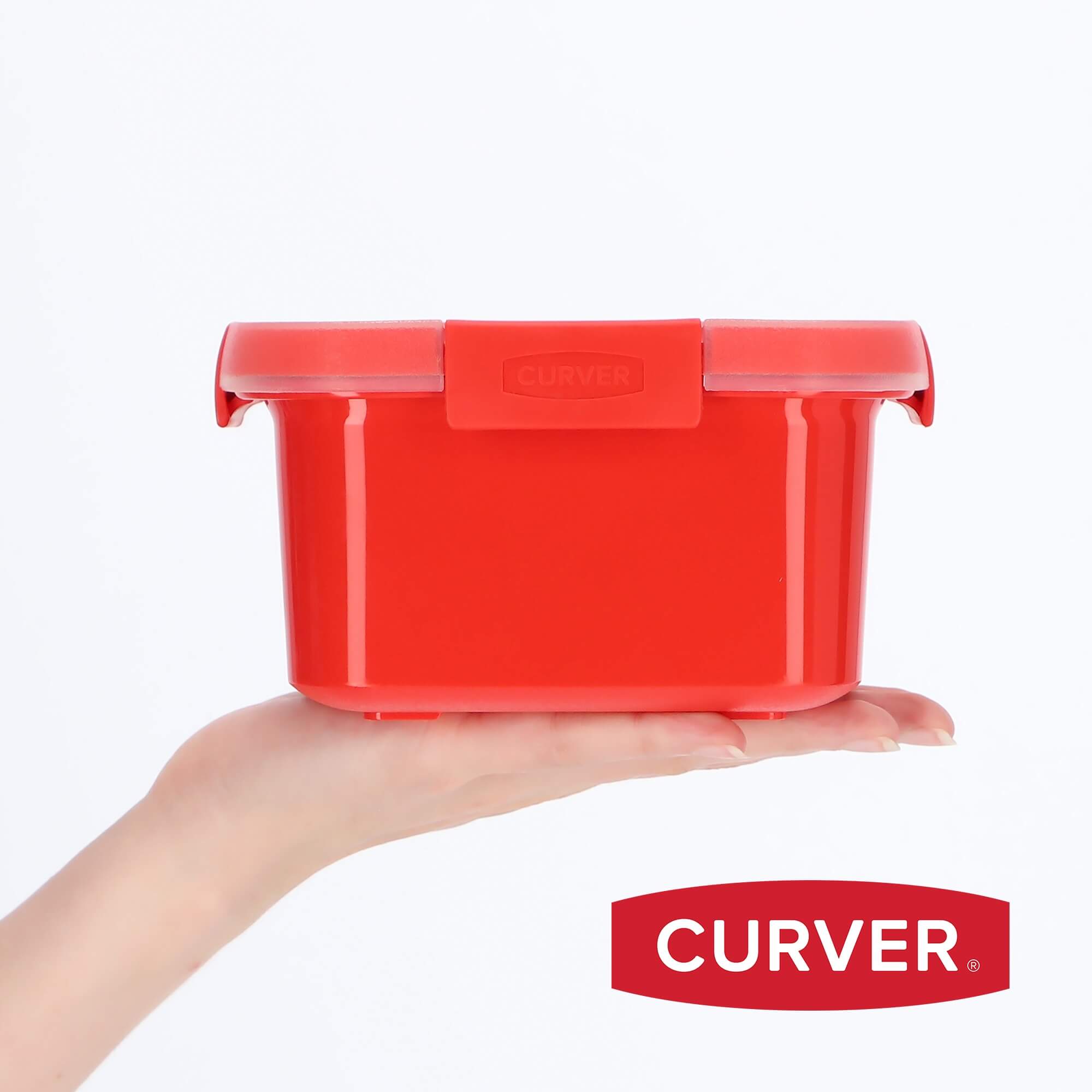 Pojemnik na żywność 1.1L Curver Steamer, czerwony