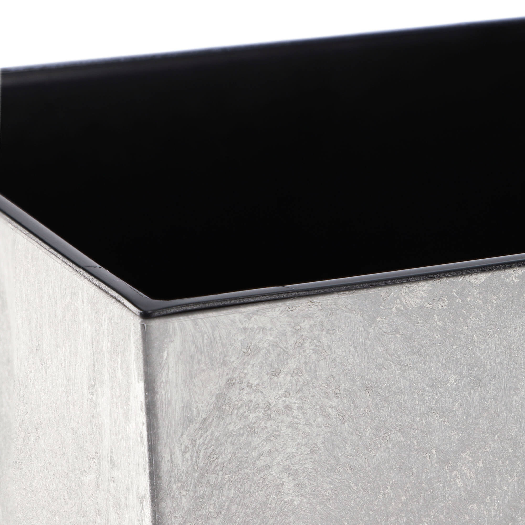 Doniczka z wkładem Tres 25cm szary beton
