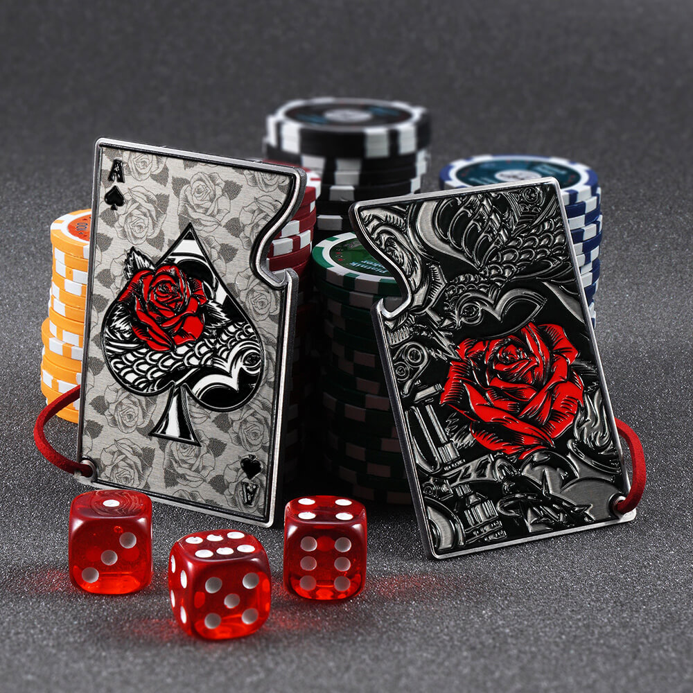 Otwieracz do butelek Banon 8 cm czarno-czerwony pik