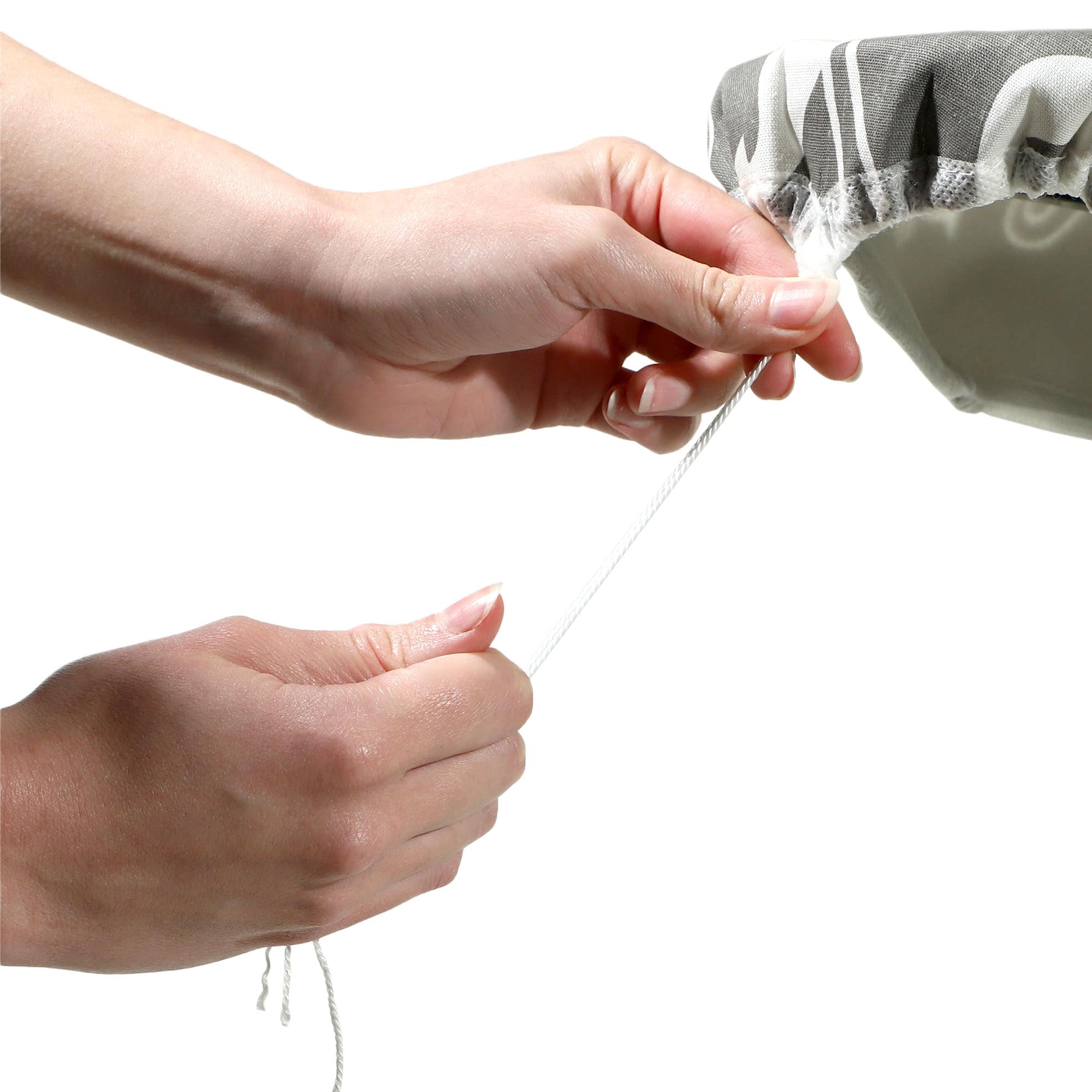 Pokrowiec bawełniany na deskę 127x46cm Silbate kwiaty na niebieskim tle