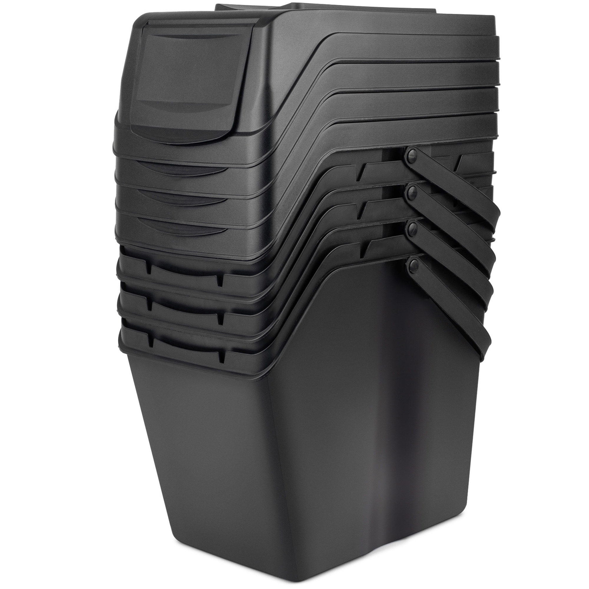 Kosze na śmieci Sornay 4x25 L czarne