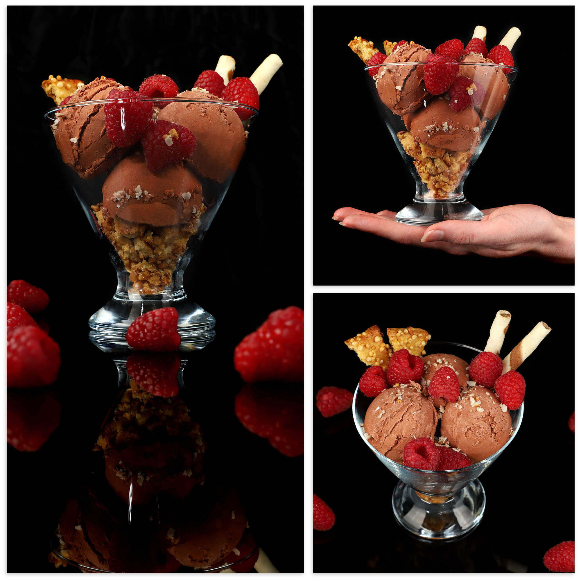 Pucharki do lodów i deserów Fox 460 ml, 6 szt.