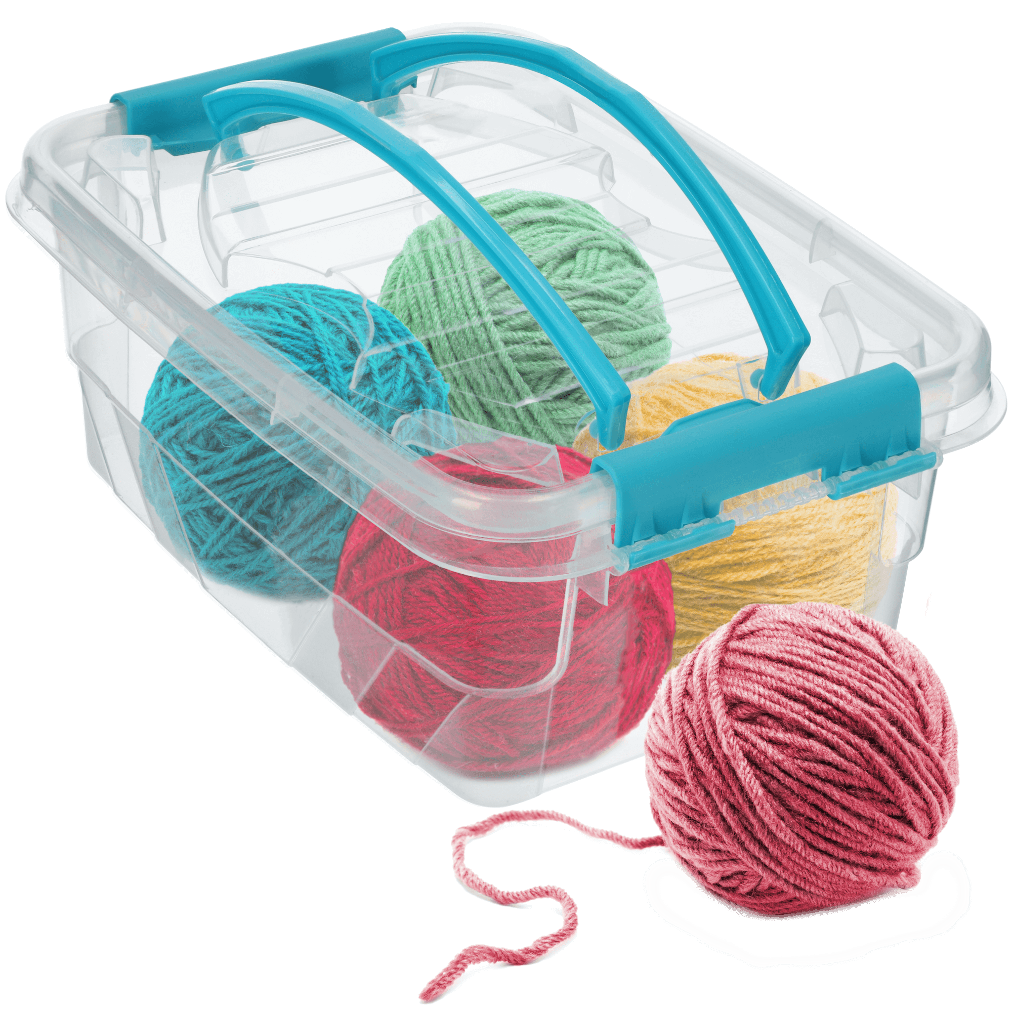 Pojemnik do przechowywania z pokrywą 5.7L, niebieski