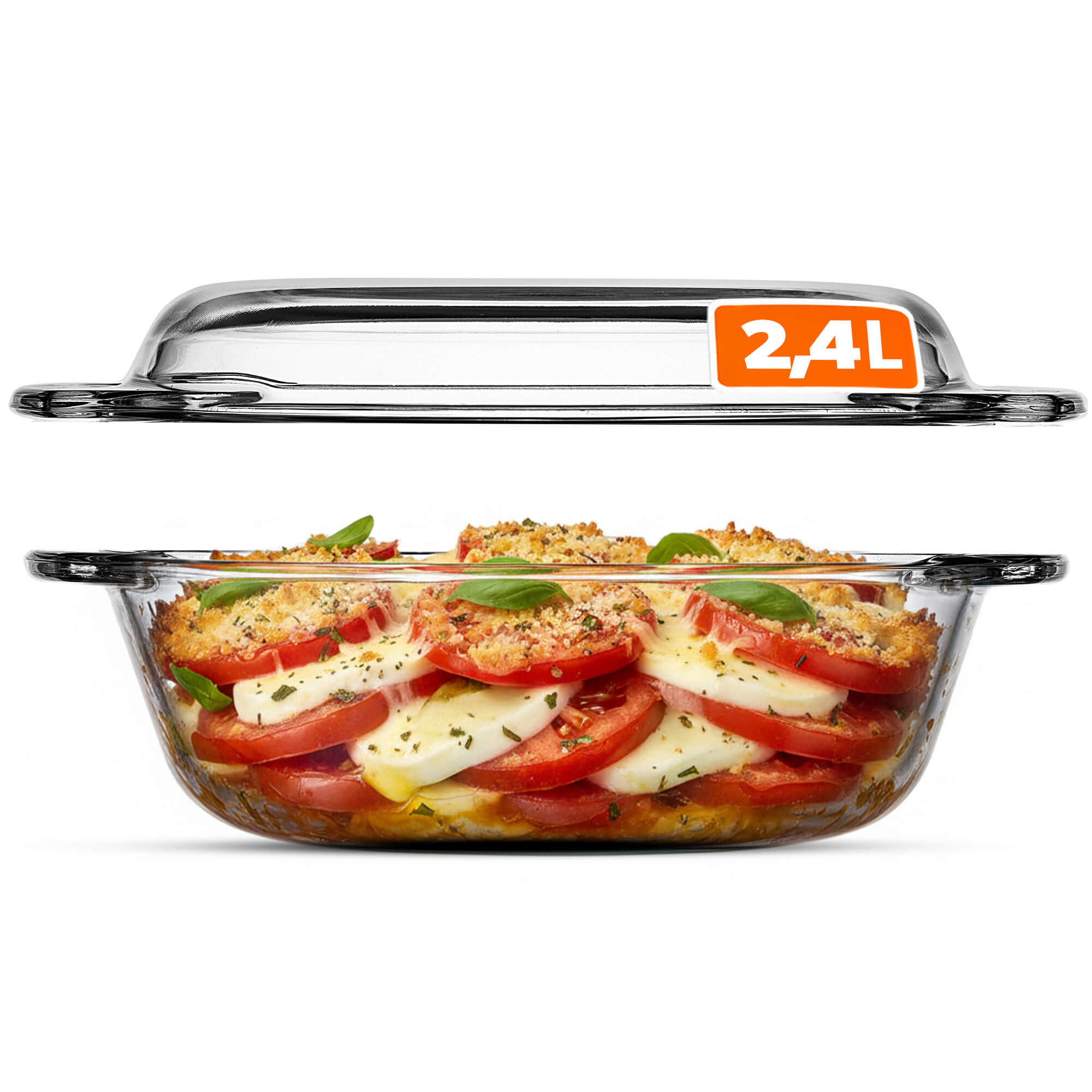 Naczynie żaroodporne 2.4L, okrągłe