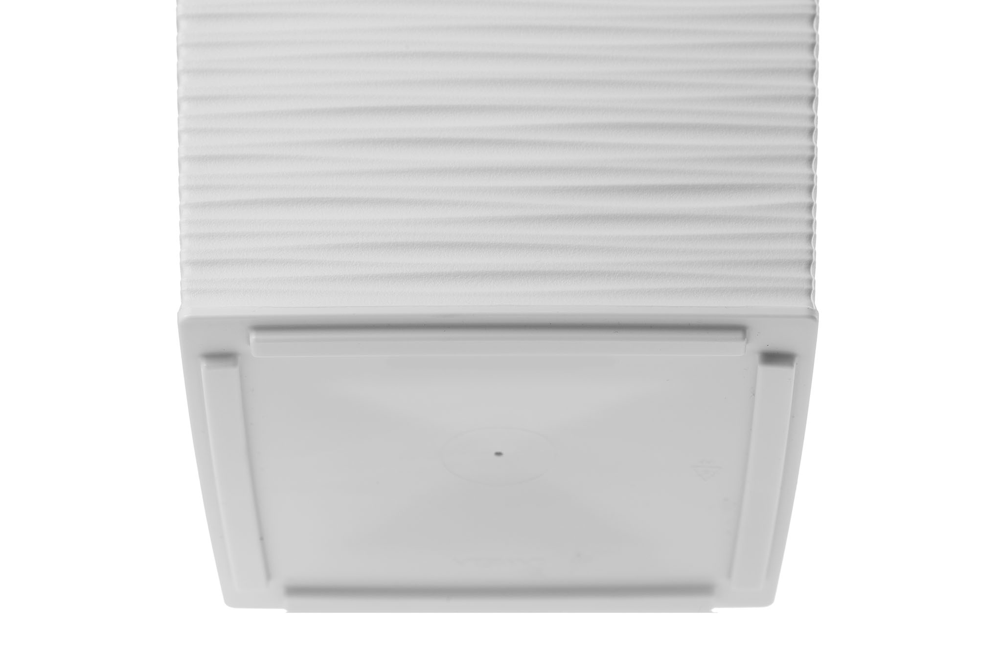 Donica na kwiaty z wkładem Tuluza dłuto 30 cm, biała