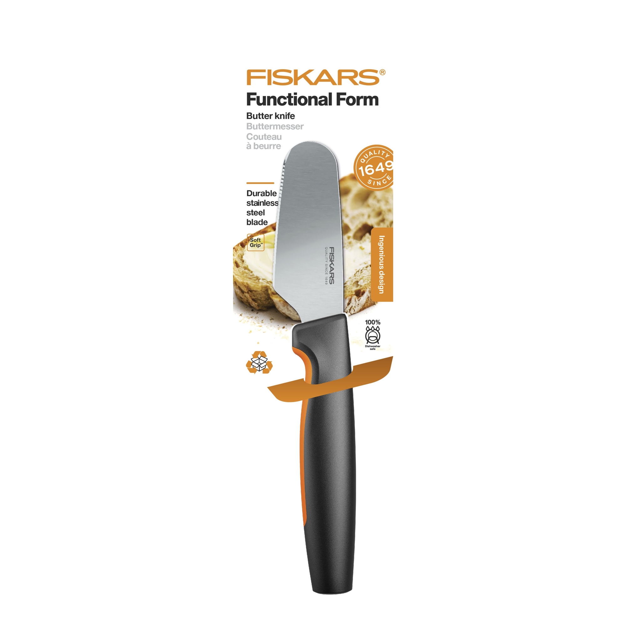 Fiskars 1057546 FF Szpatułka do smarowania 8 cm