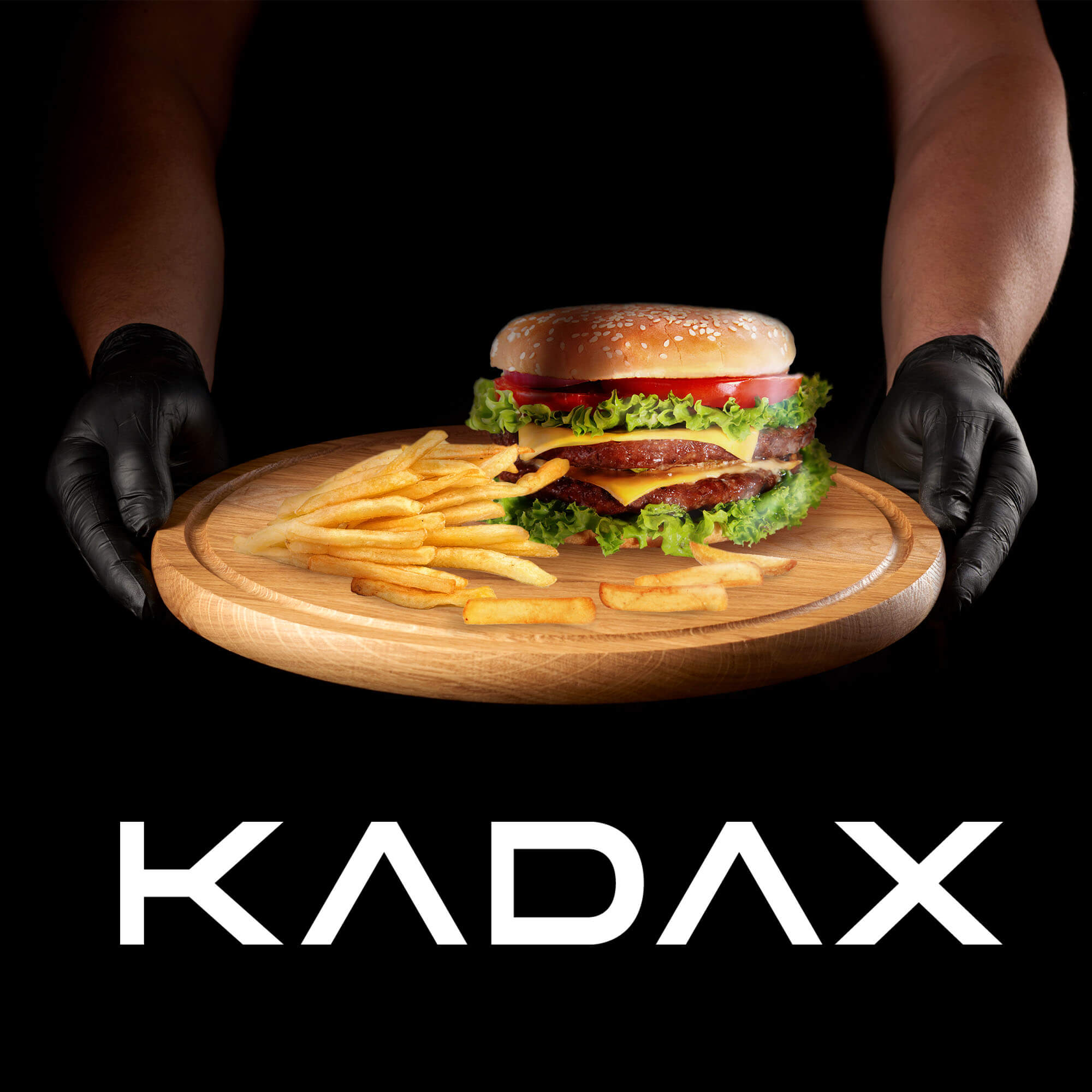 Okrągła, dębowa deska do krojenia 35 cm