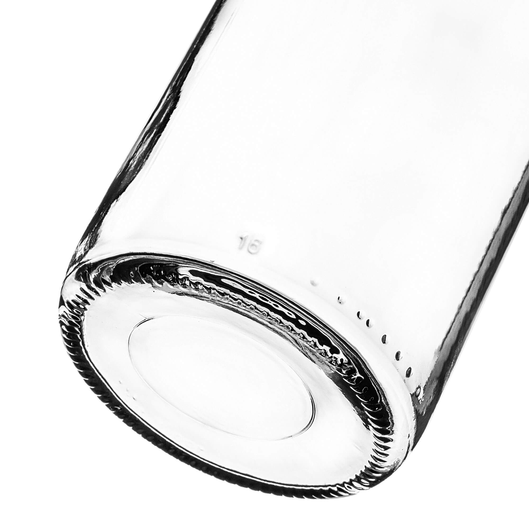 Szklana butelka na mleko Arre 1L z białą zakrętką fi 43mm 5 szt.