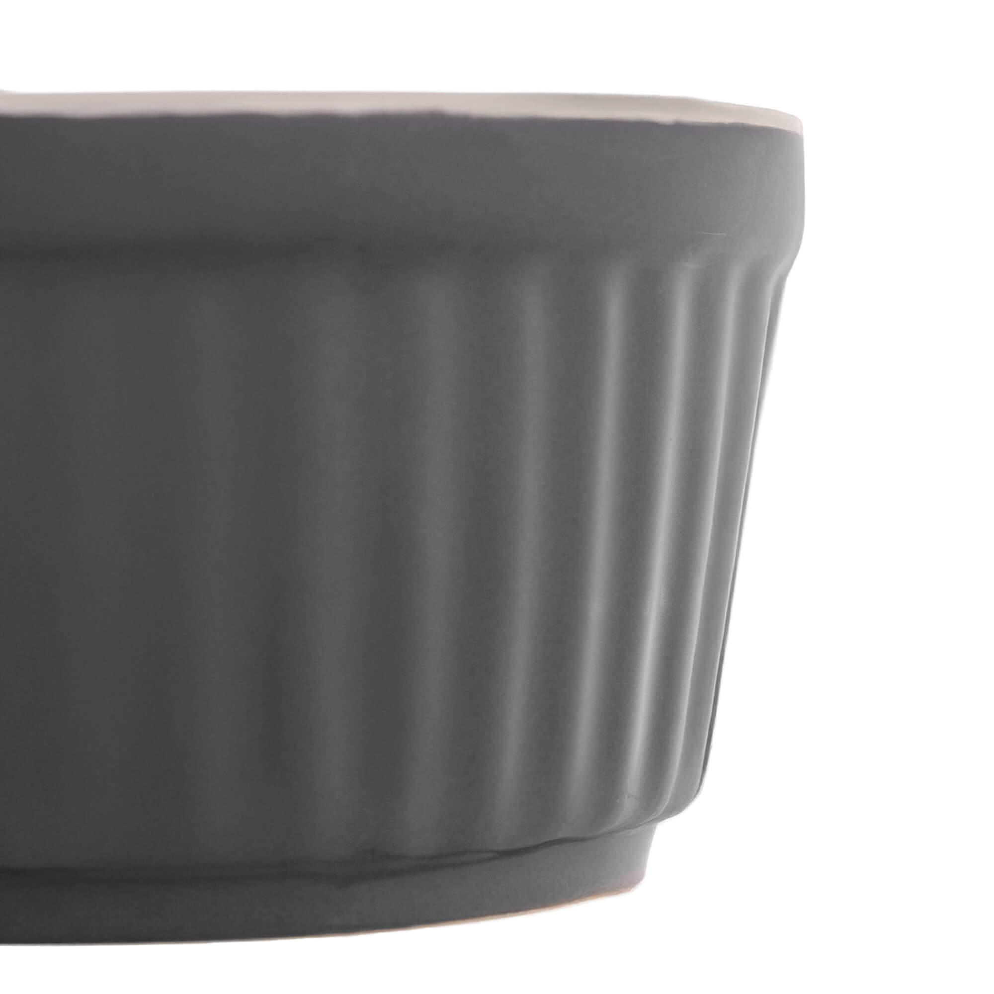 Naczynie ceramiczne do zapiekania Maes 9 x 5 cm szare 6 szt.